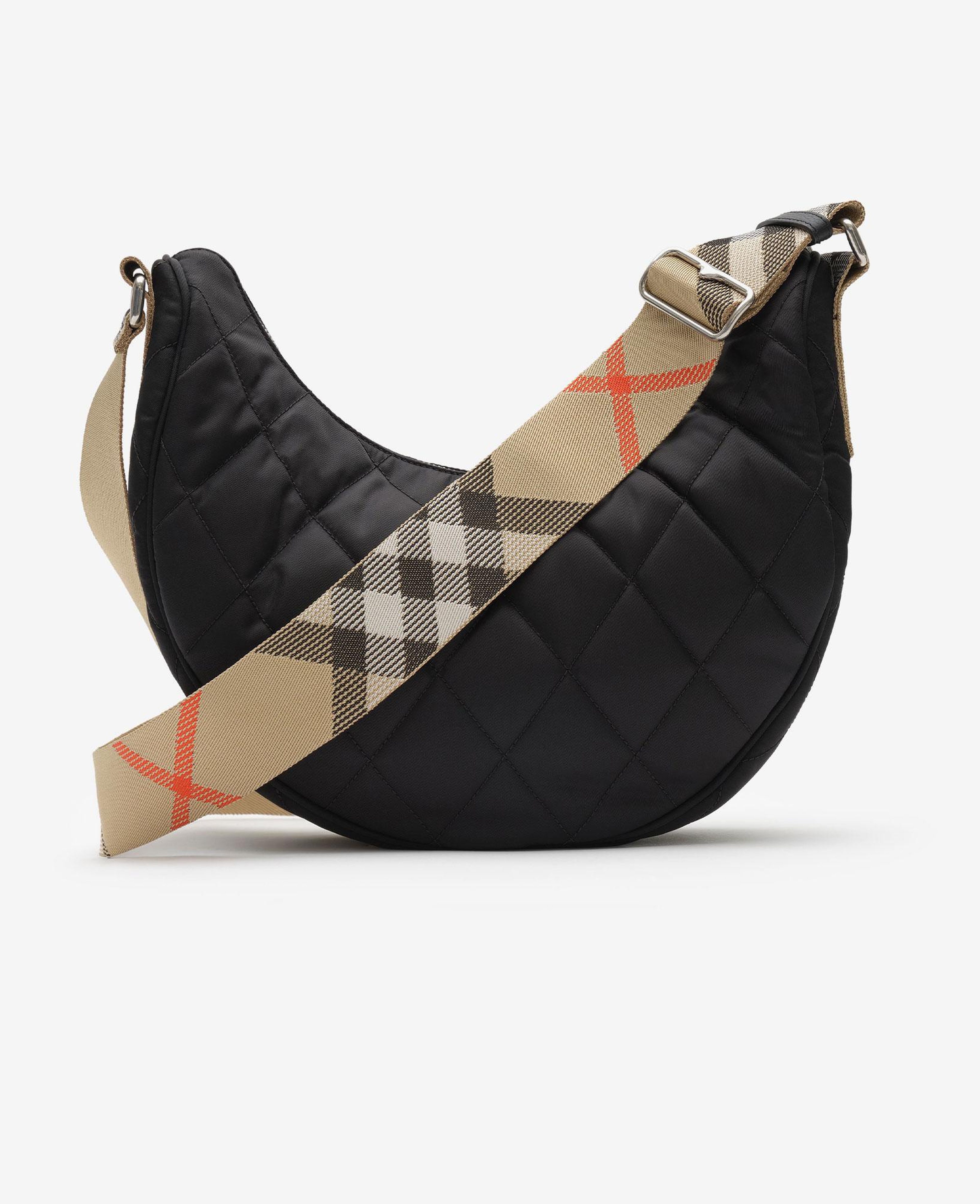 Burberry Horseshoe Erkek Siyah Omuz Çantası