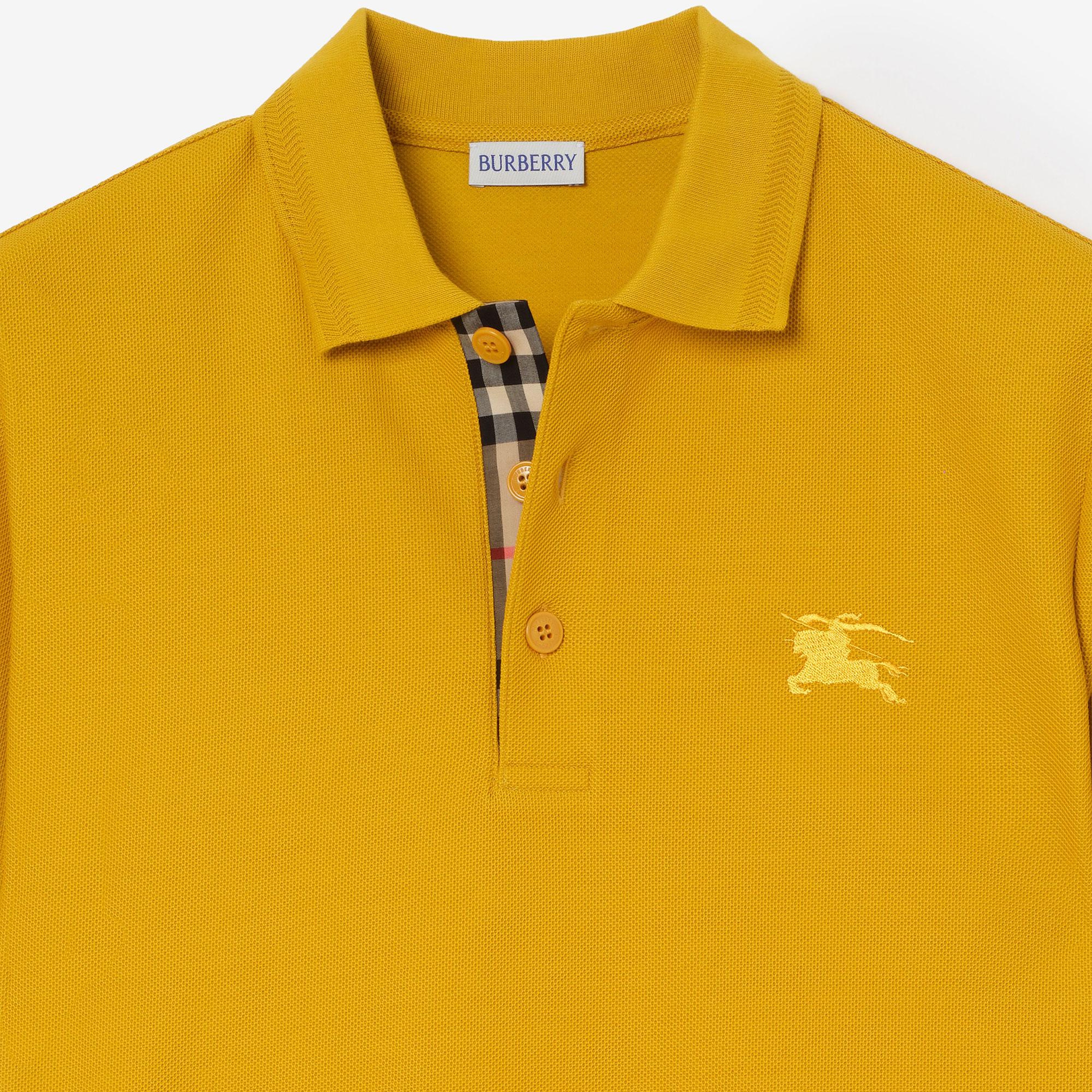 Burberry Cotton Erkek Sarı Polo