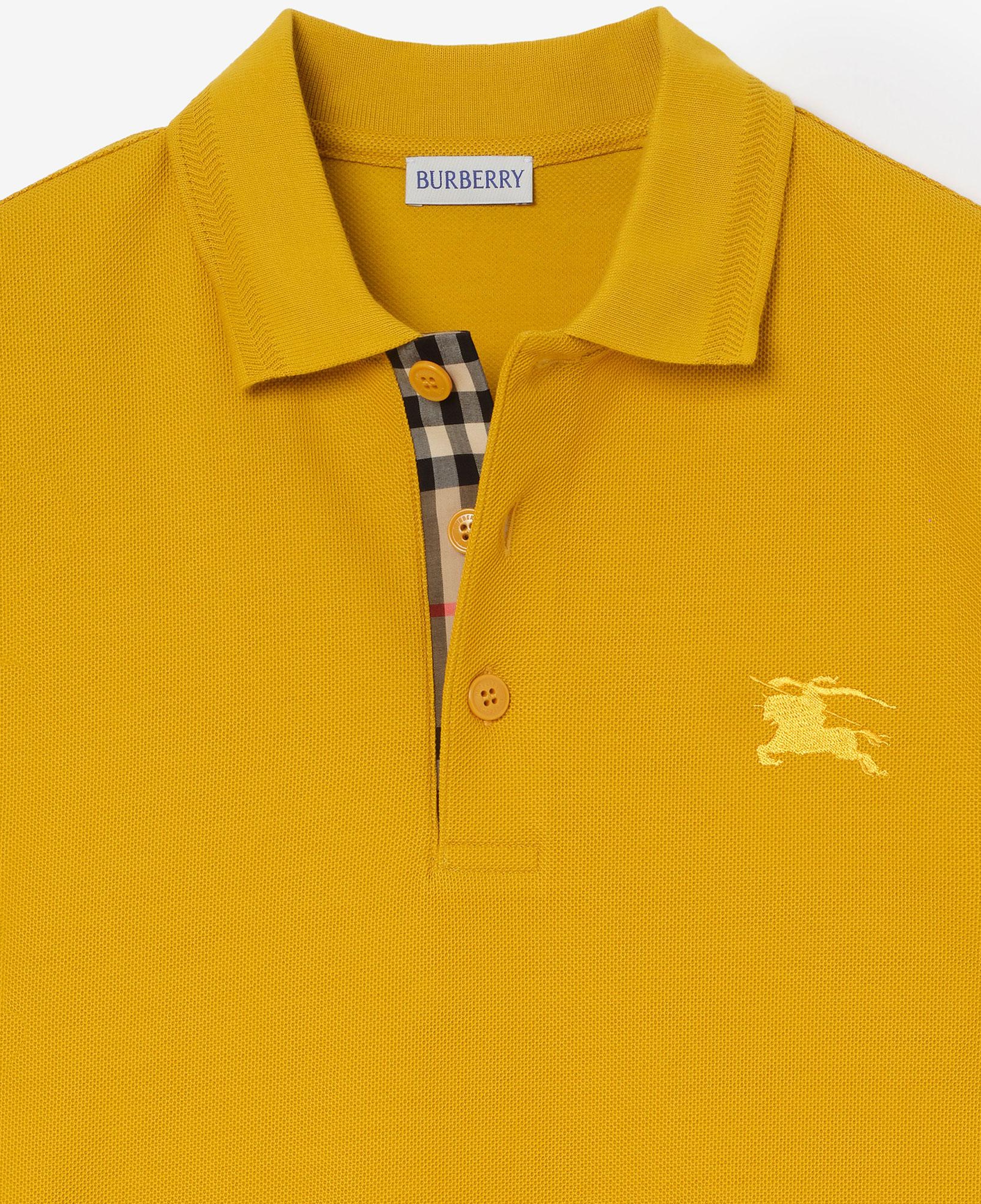 Burberry Cotton Erkek Sarı Polo