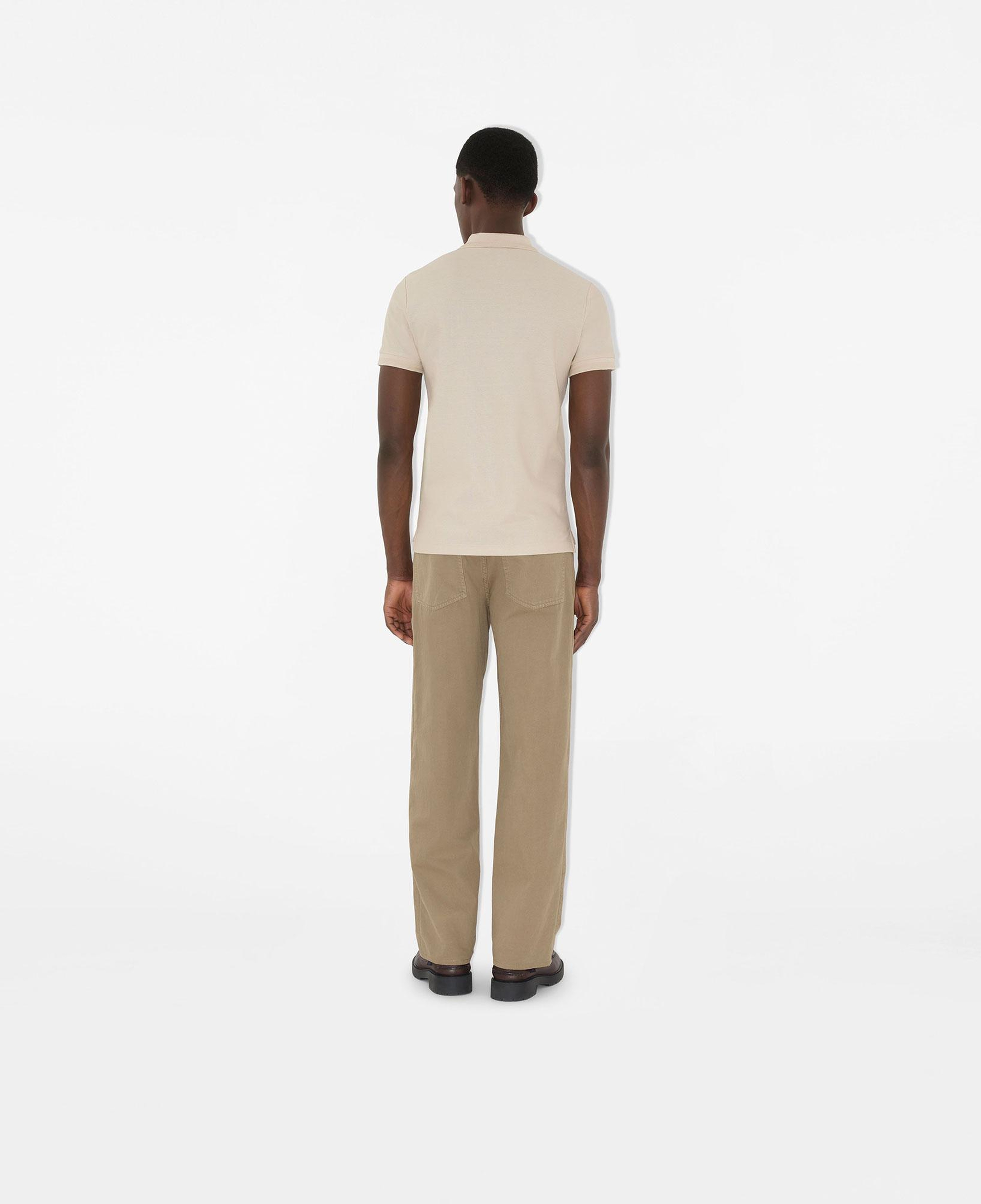 Burberry Cotton Erkek Bej Polo