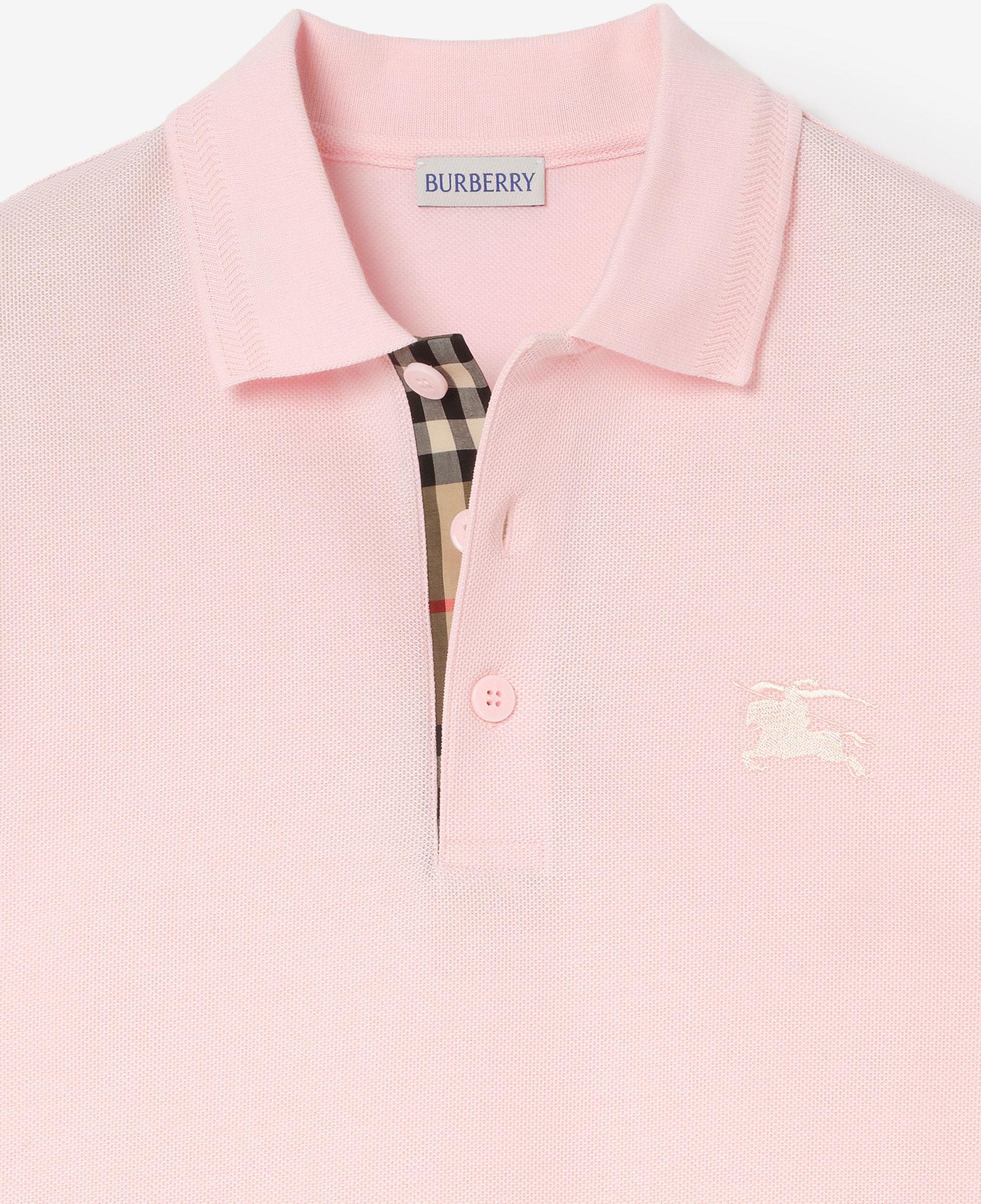 Burberry Cotton Erkek Pembe Polo