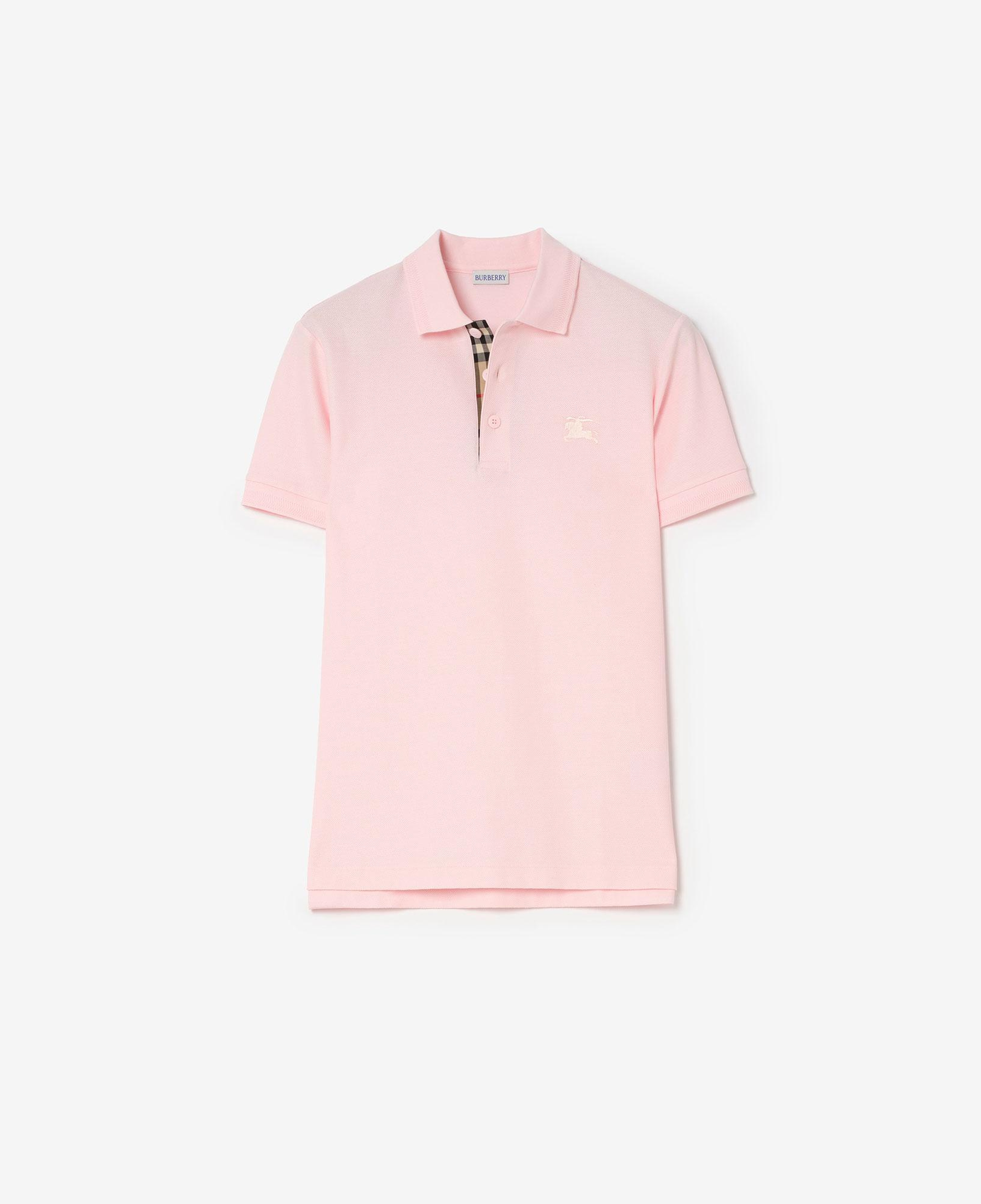 Burberry Cotton Erkek Pembe Polo