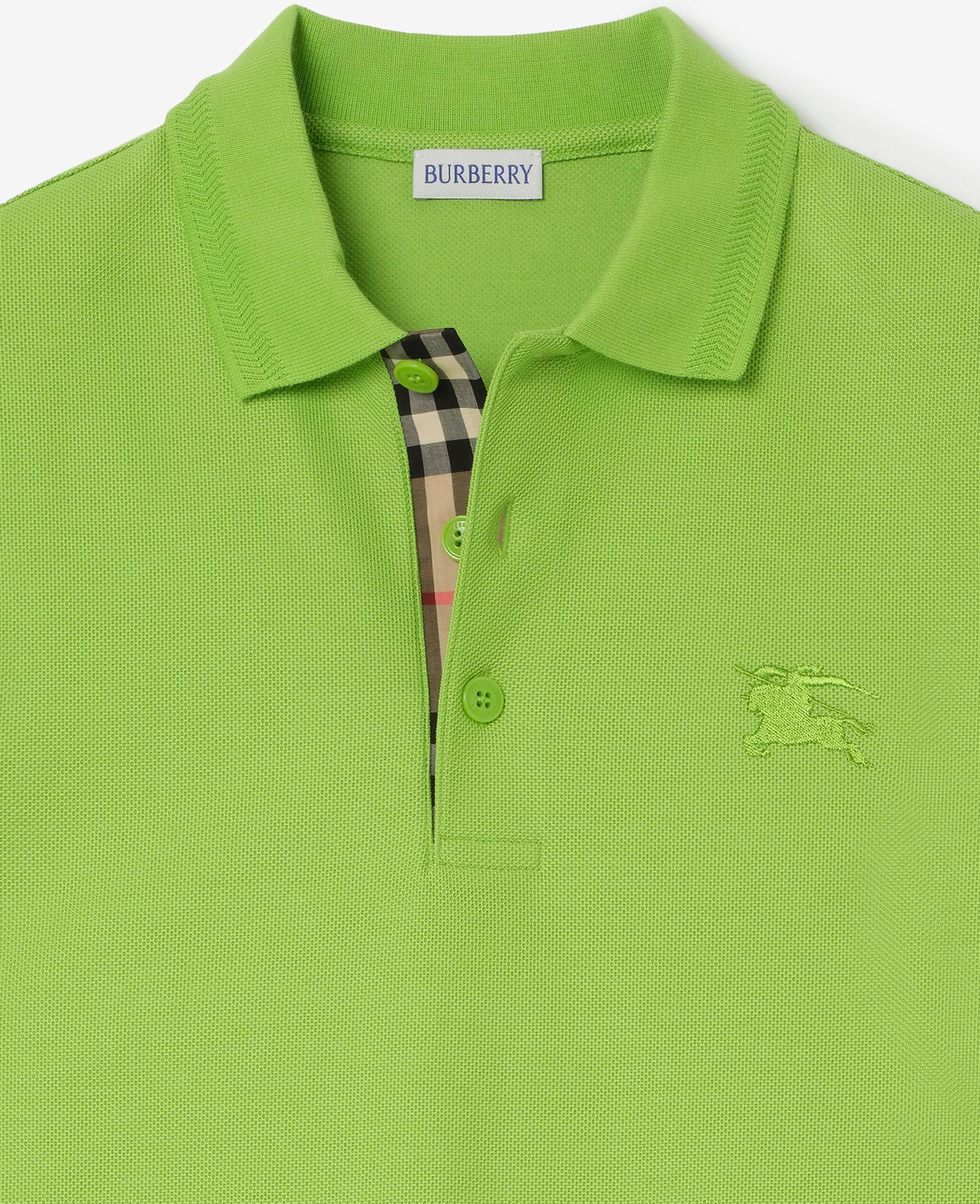 Burberry Cotton Erkek Yeşil Polo