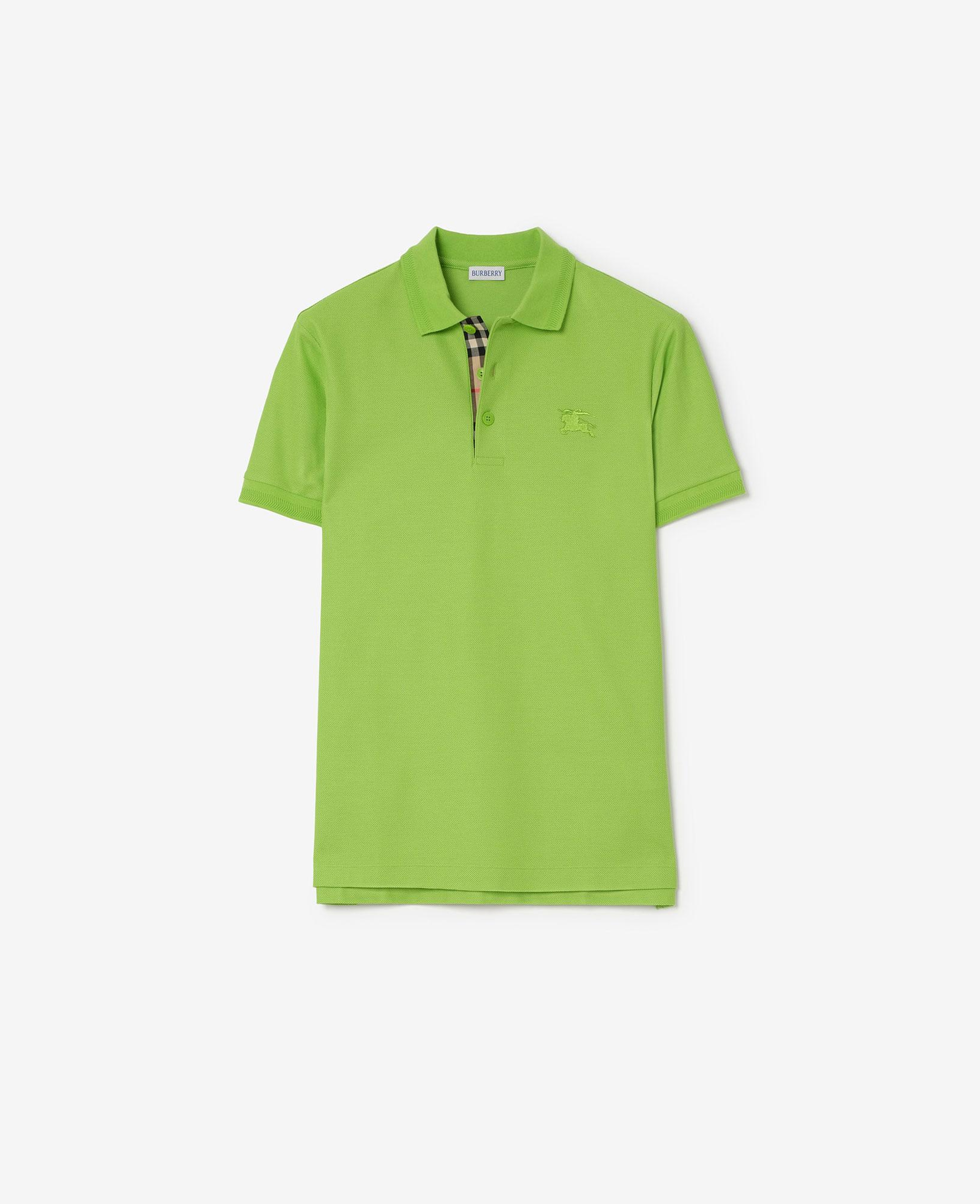 Burberry Cotton Erkek Yeşil Polo