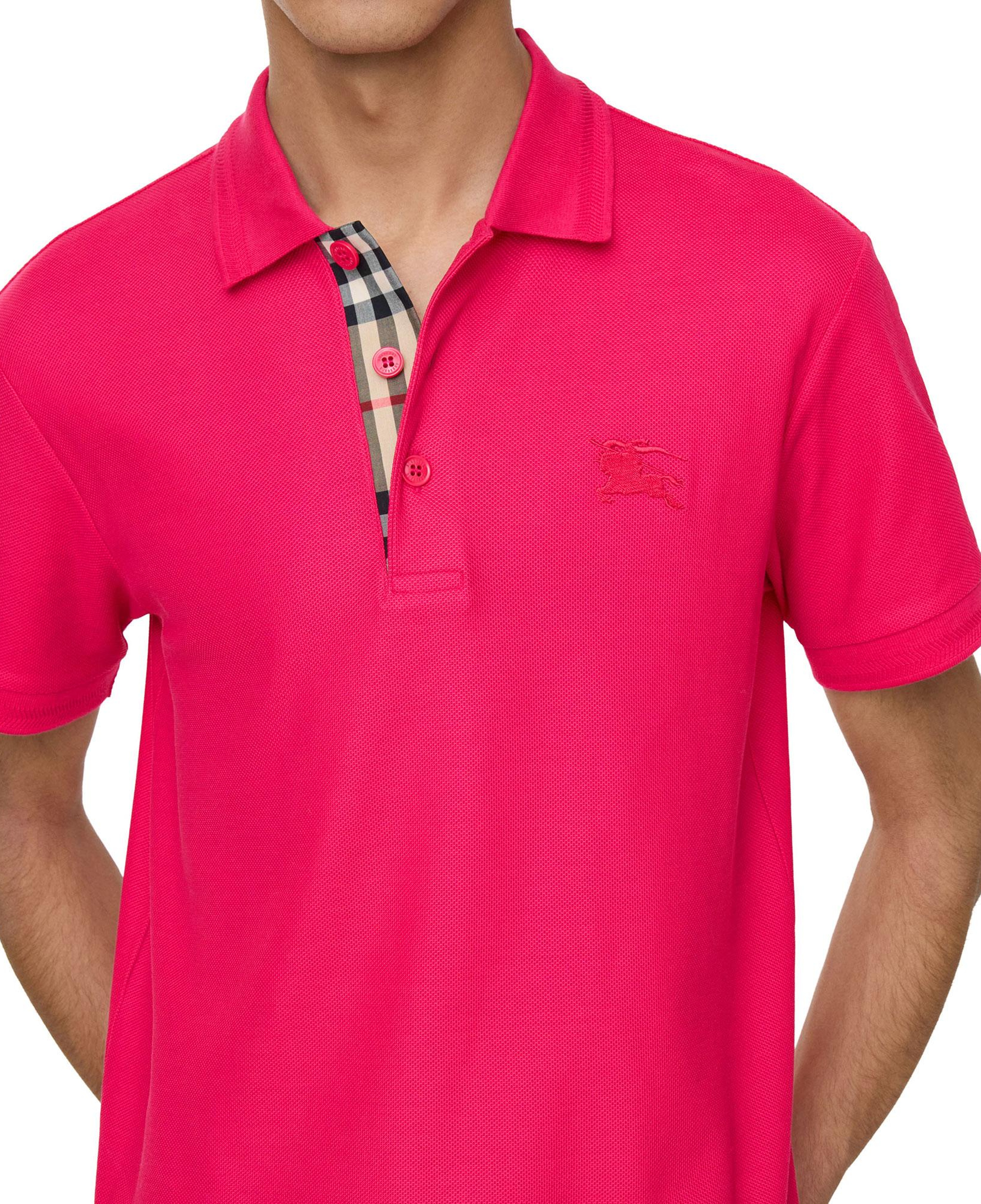 Burberry Cotton Erkek Kırmızı Polo