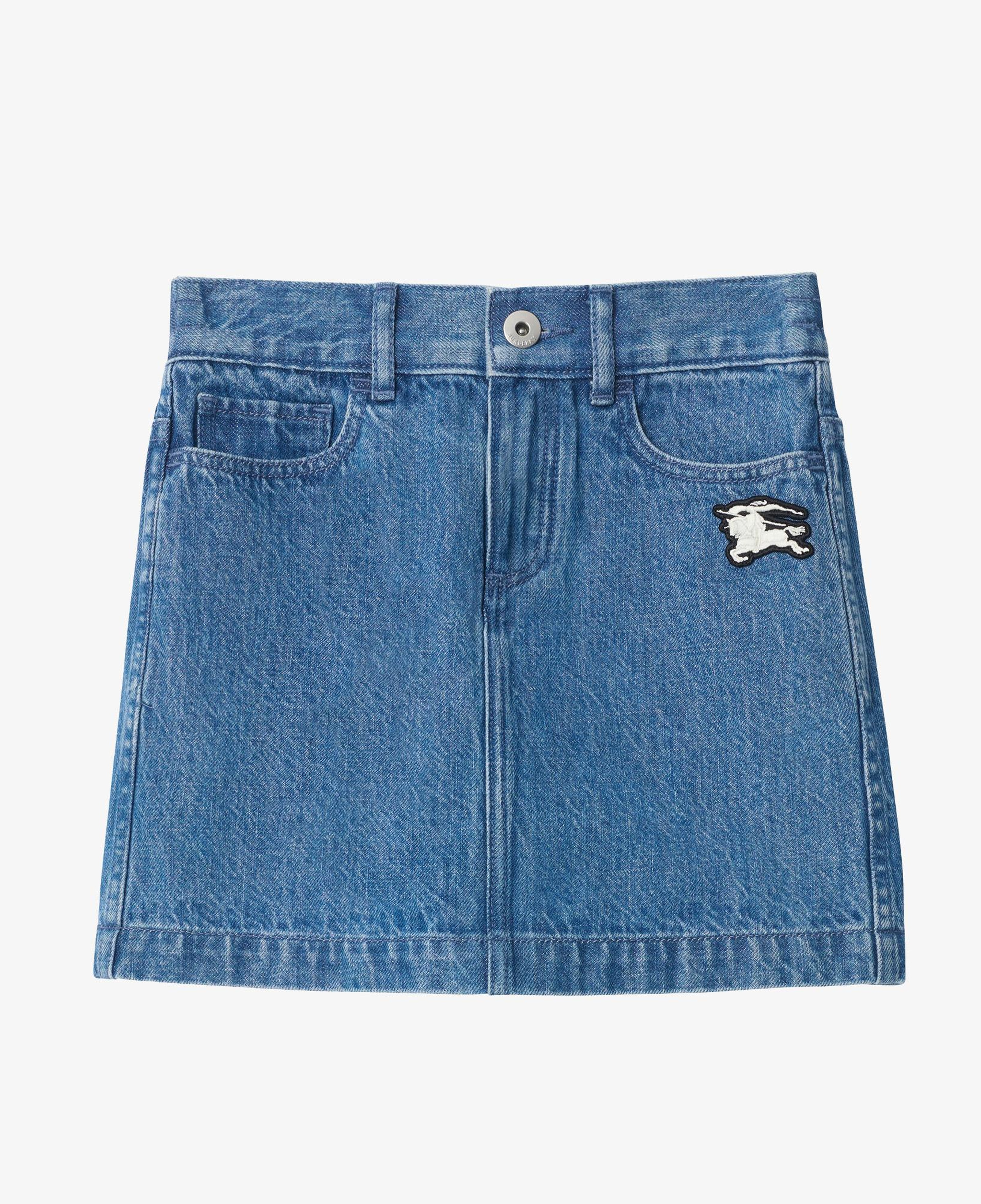 Burberry Denim Çocuk Mavi Etek