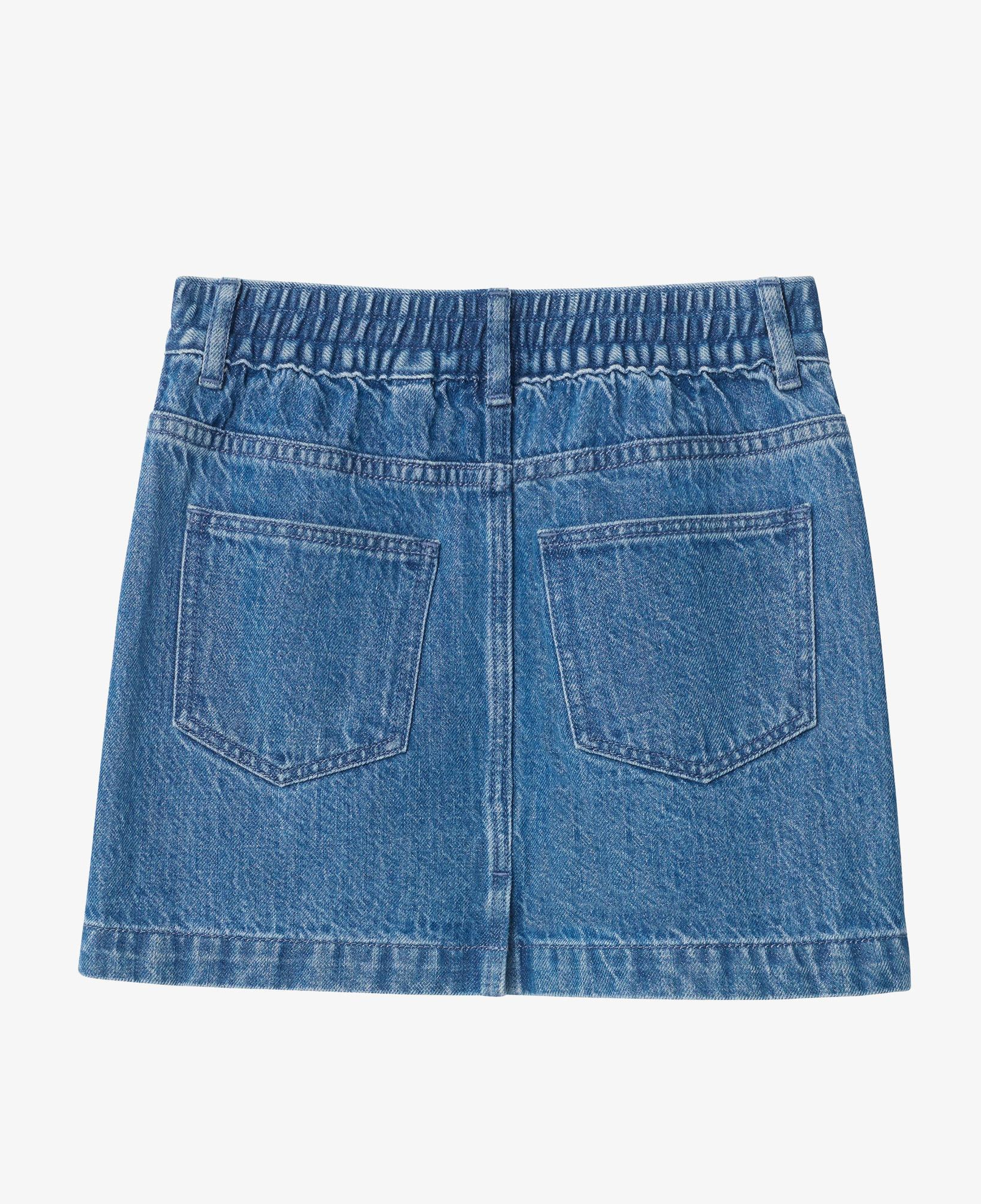 Burberry Denim Çocuk Mavi Etek