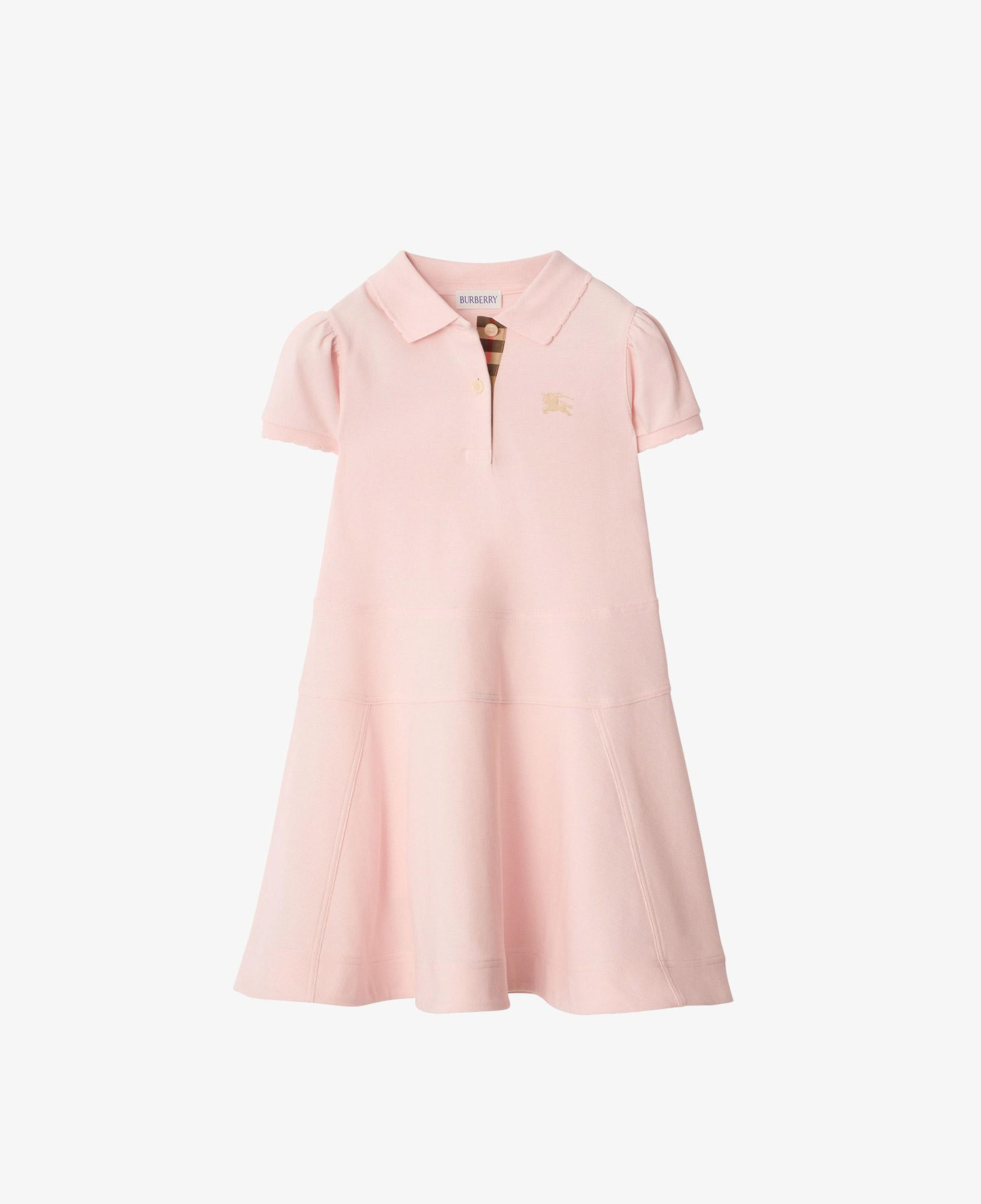 Burberry Cotton Çocuk Pembe Elbise