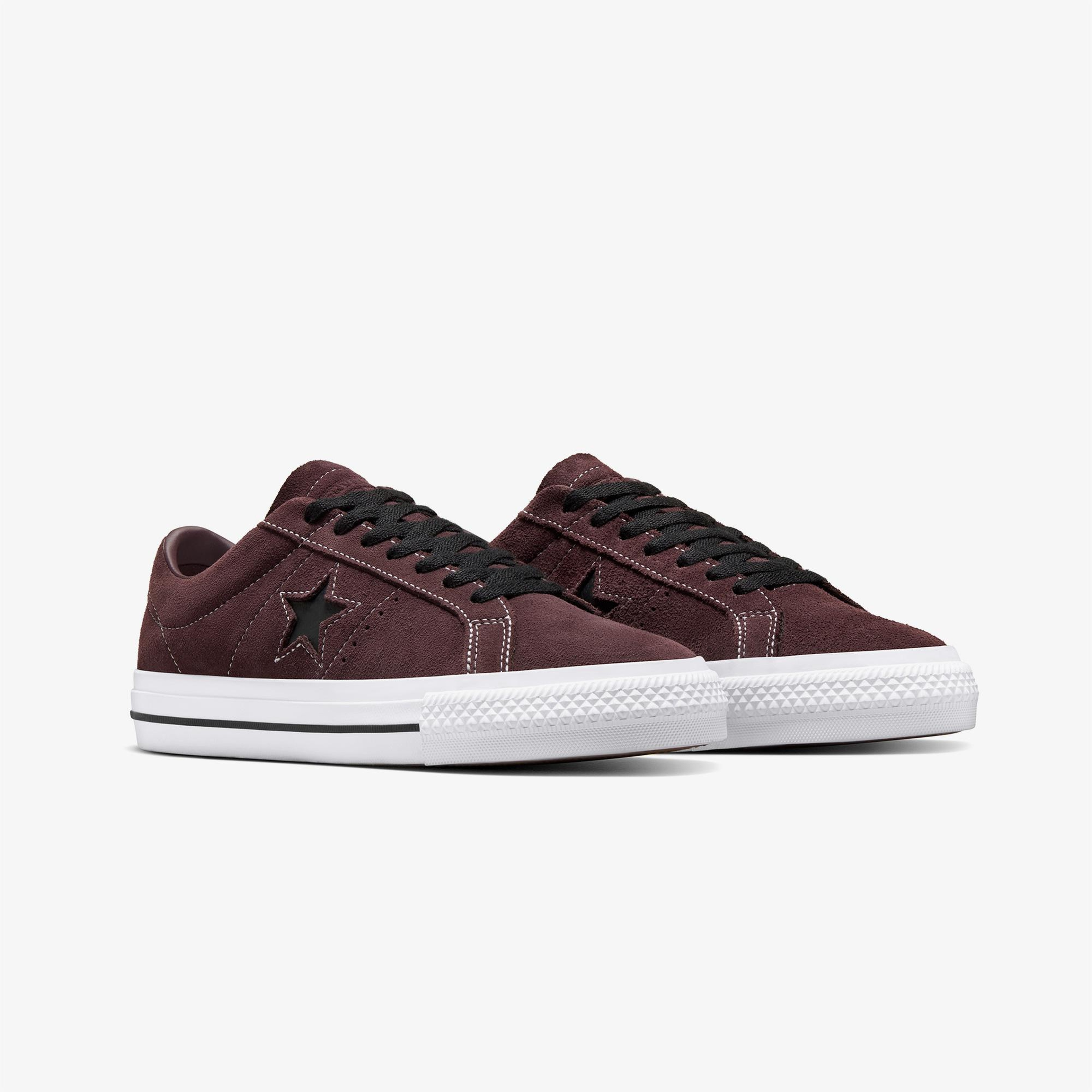 Converse One Star Pro Unisex Kahverengi Süet Sneaker
