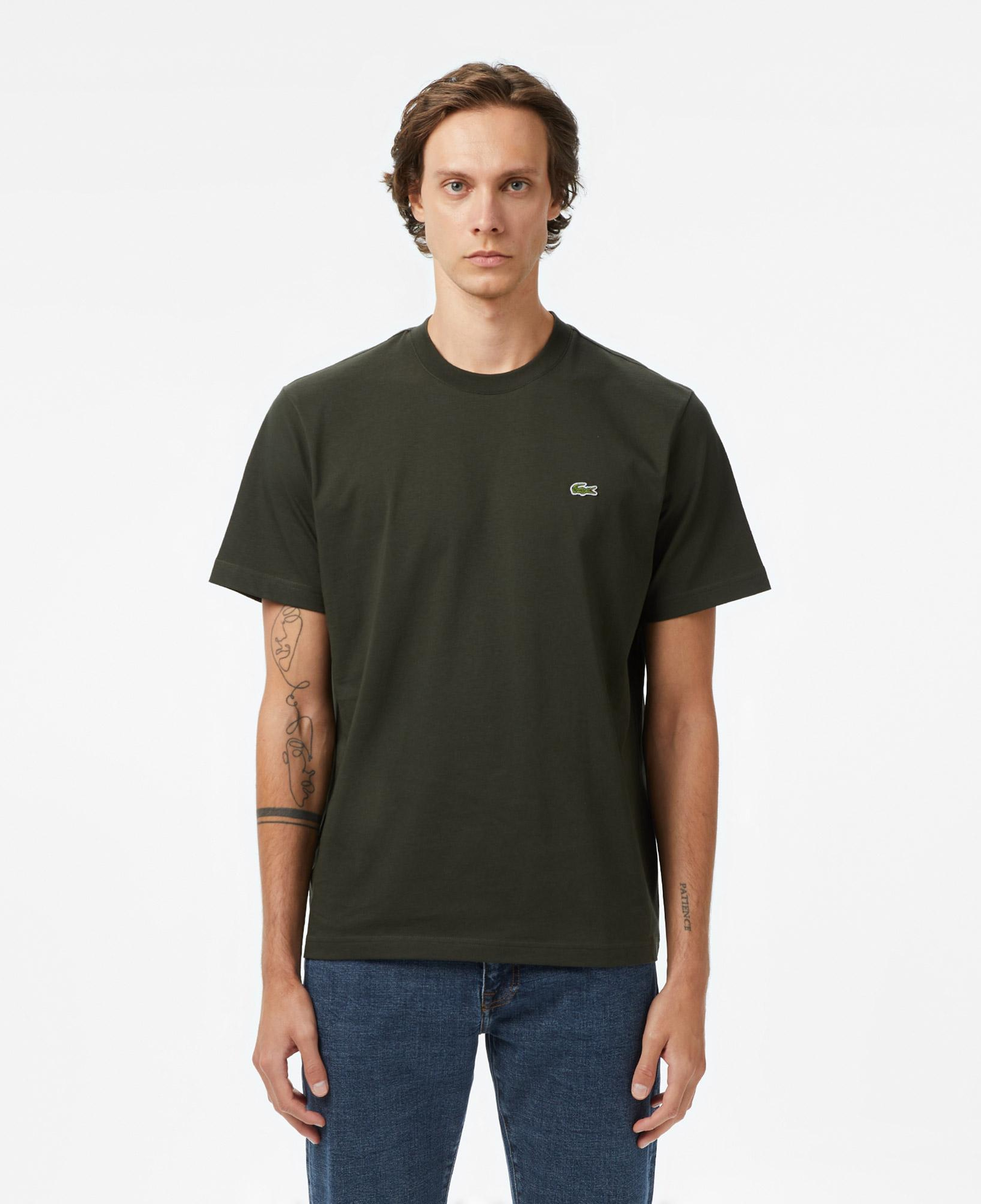 Lacoste Erkek Classic Fit Bisiklet Yaka Haki T-Shirt