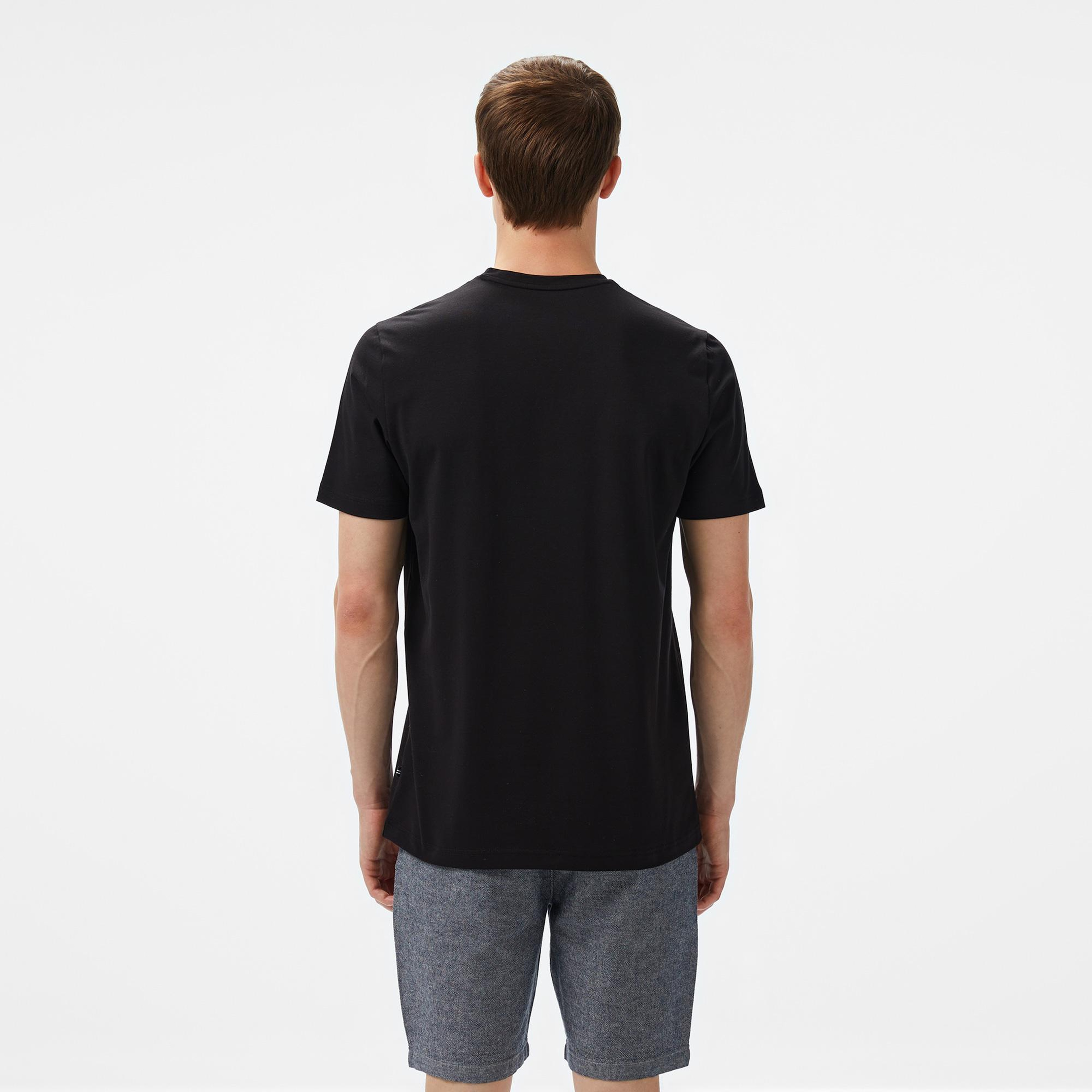 Nautica Erkek Siyah Regular Fit T-Shirt