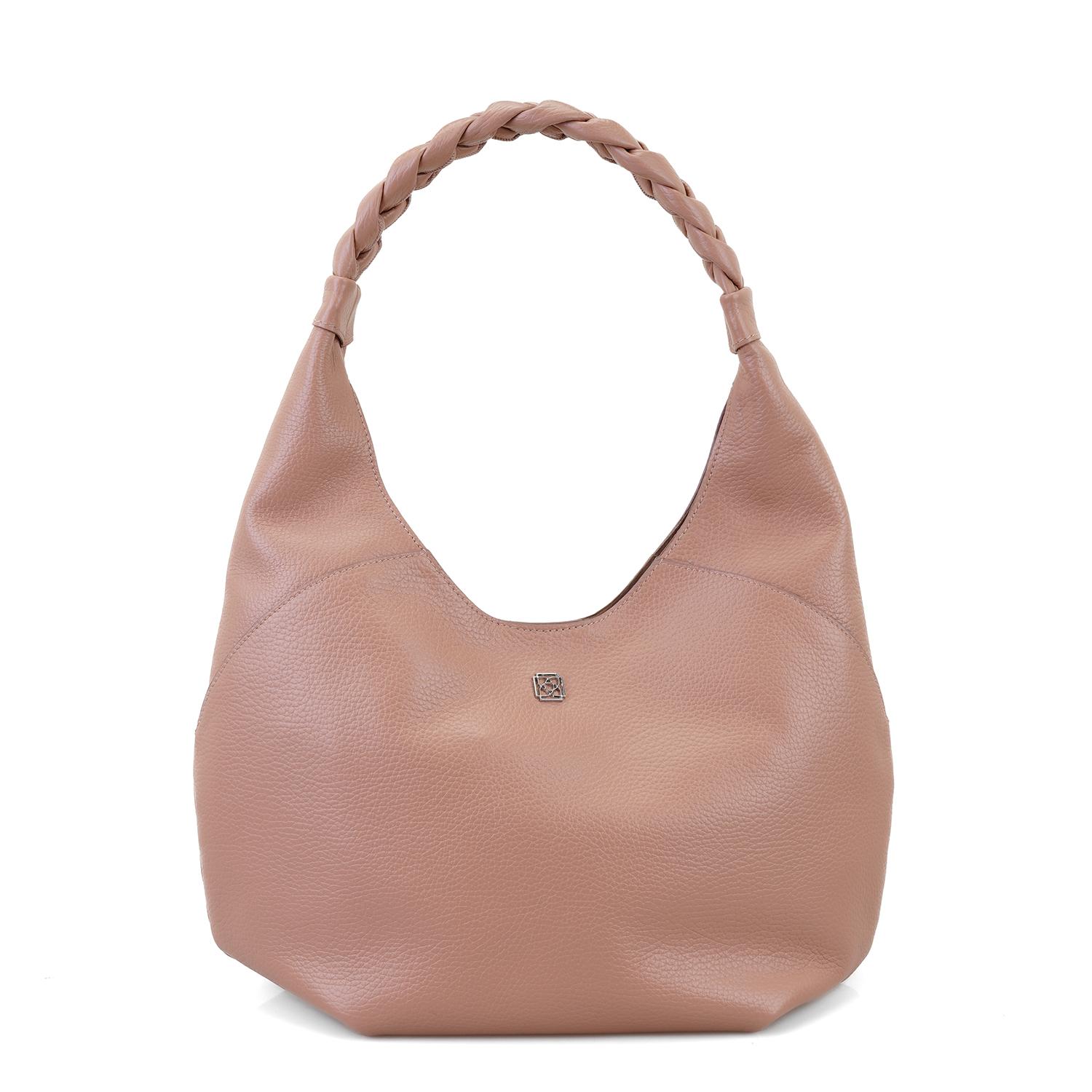 Jainel Kahve Kadın Deri Omuz Çantası