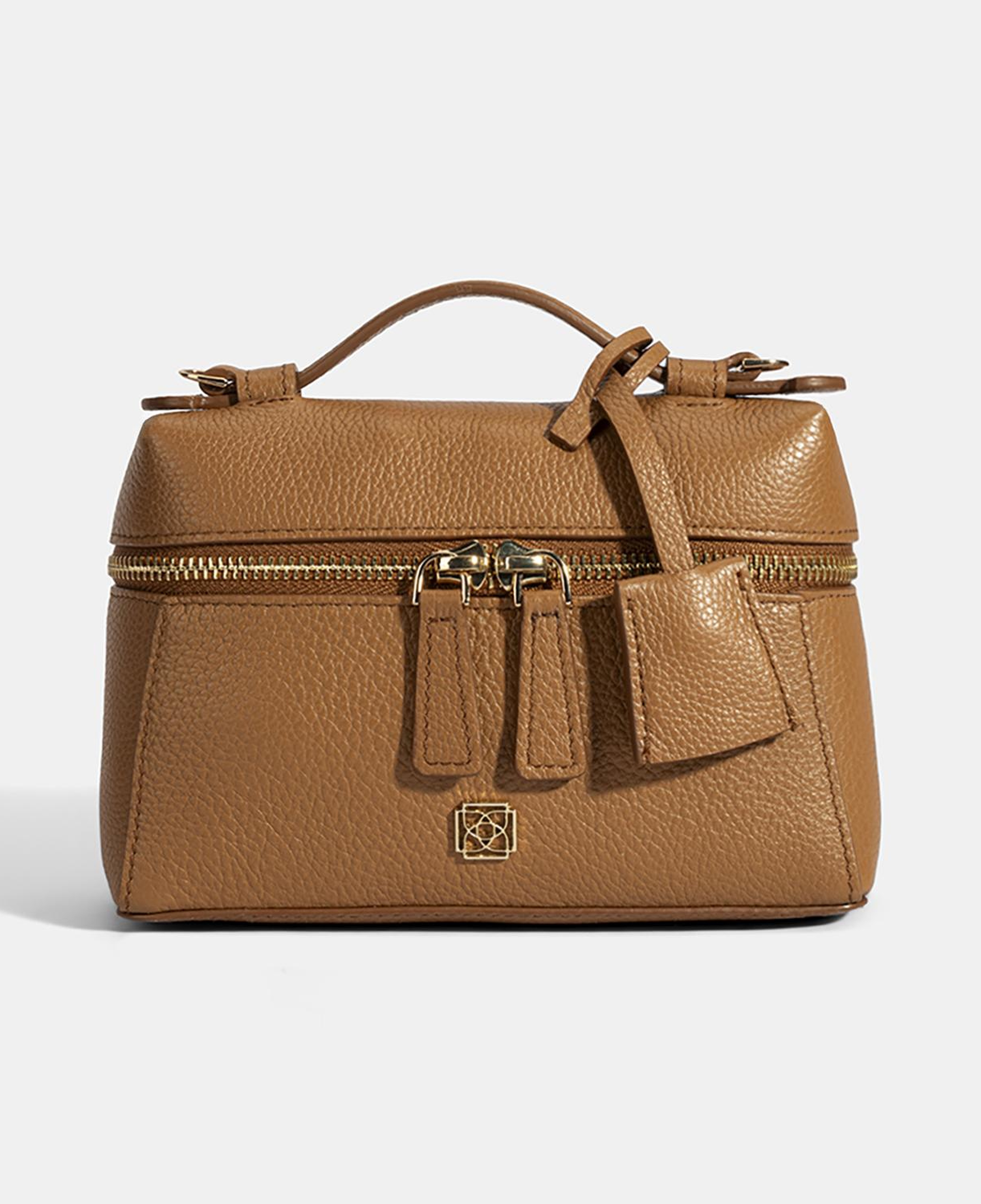 Kadın Taba Omuz Askılı Mini Deri El Çantası