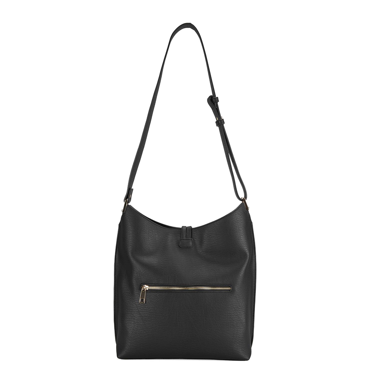 Linao Siyah Kadın Omuz Çantası