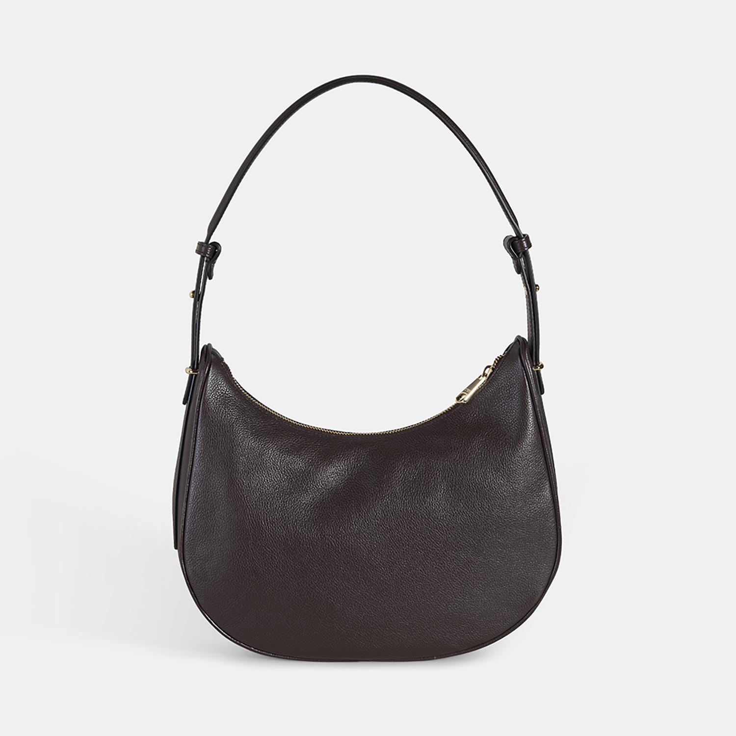 Kadın Acı Kahve Deri Omuz Çantası