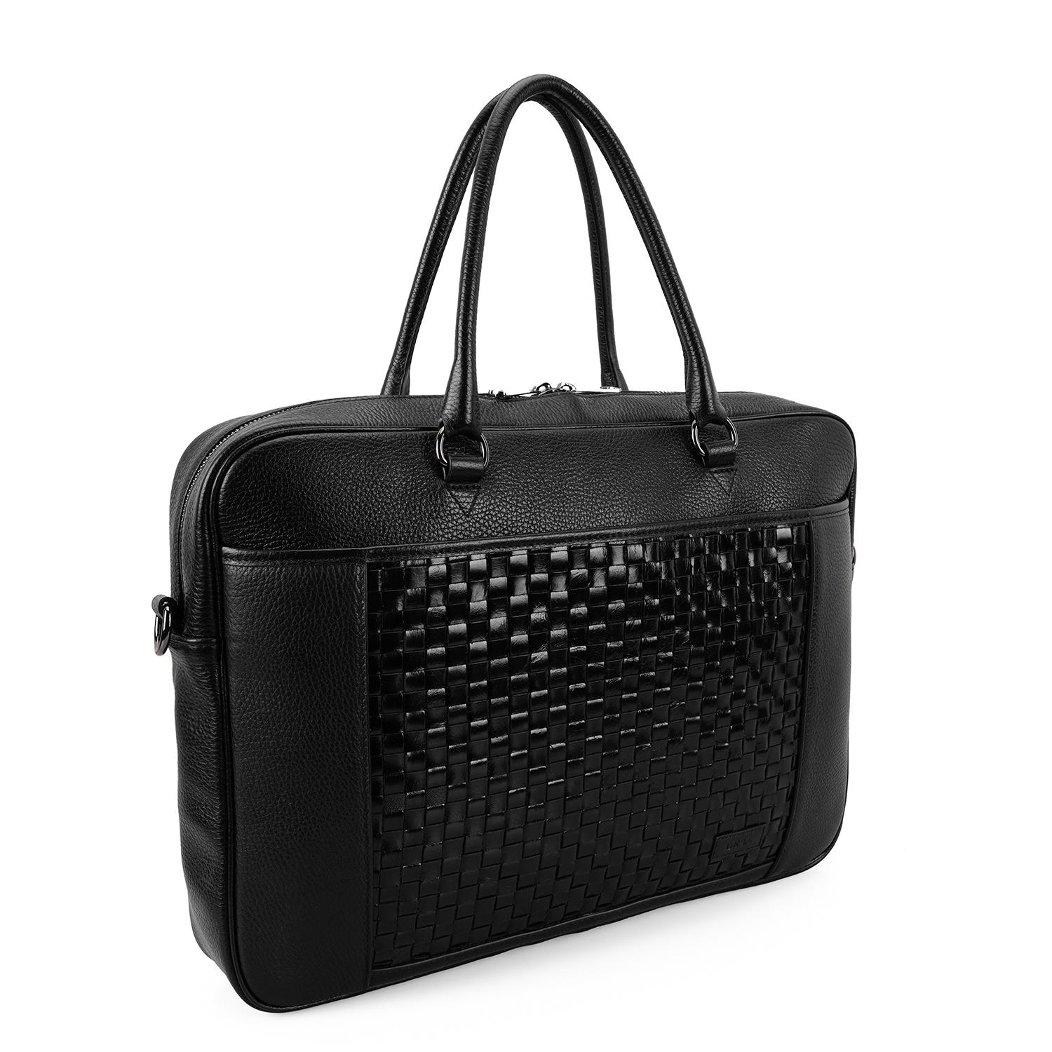 Kaiden Siyah Erkek Deri Evrak Çantası