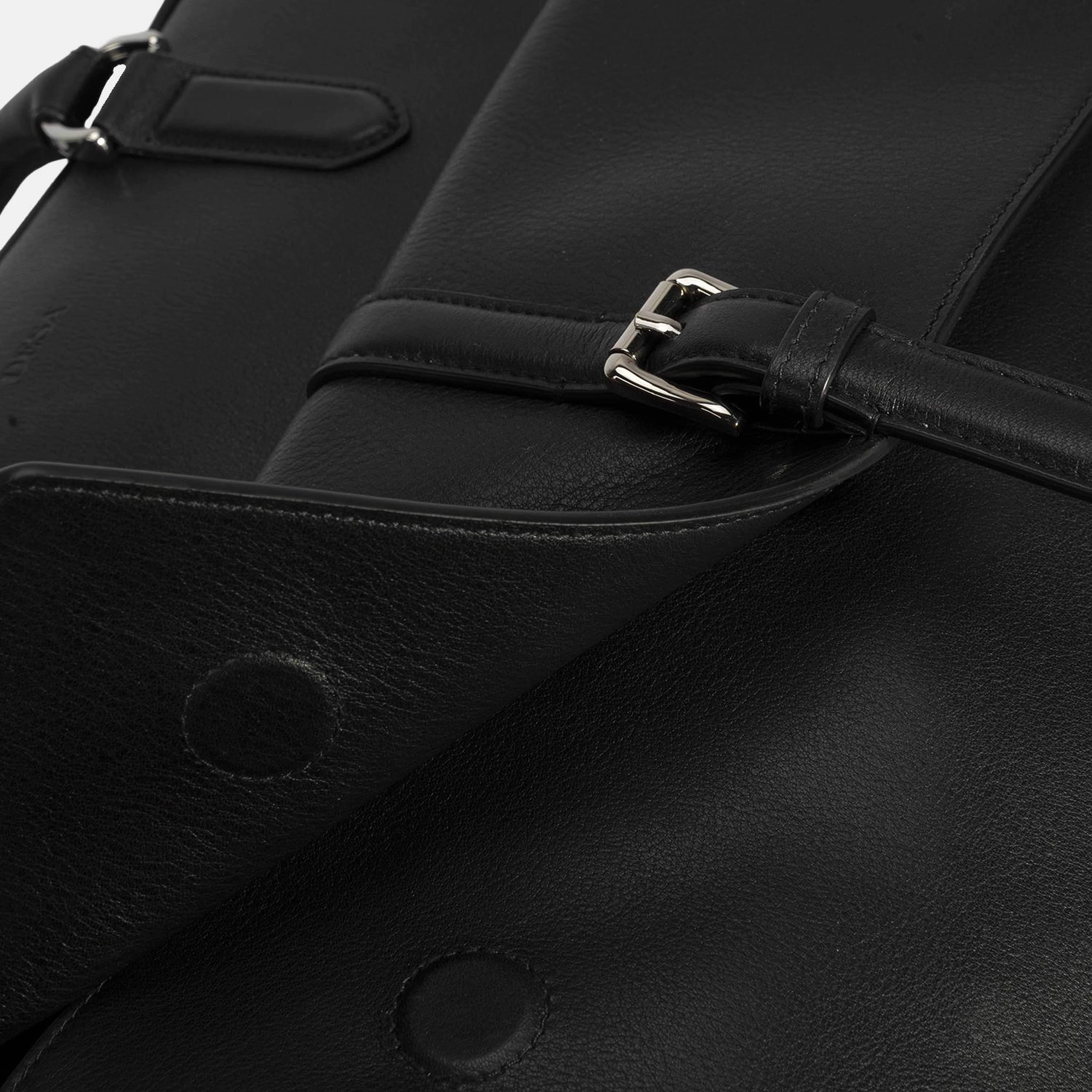 Erkek Siyah Deri Evrak Çantası