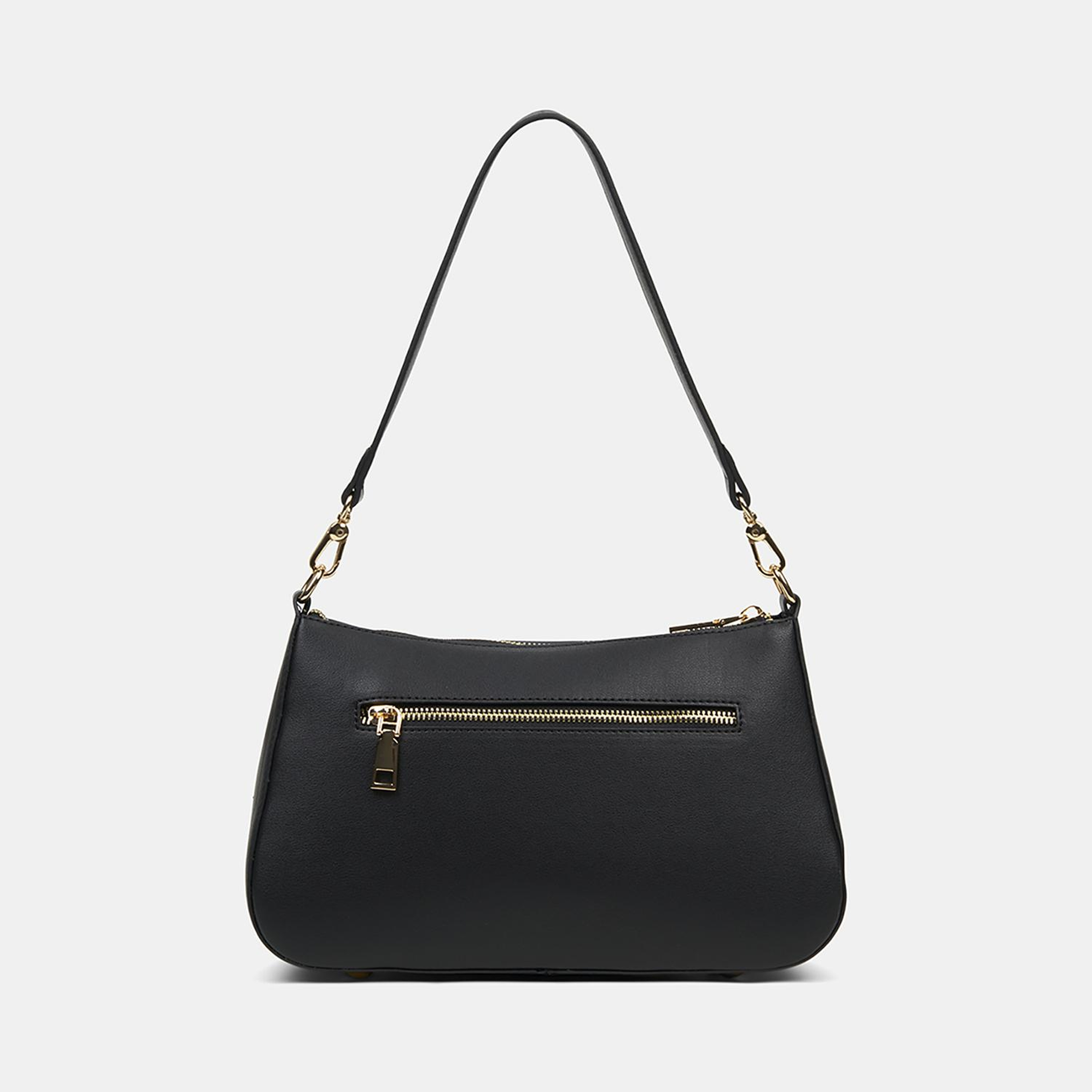 Kadın Siyah Ayarlanabilir Askılı Omuz Çantası