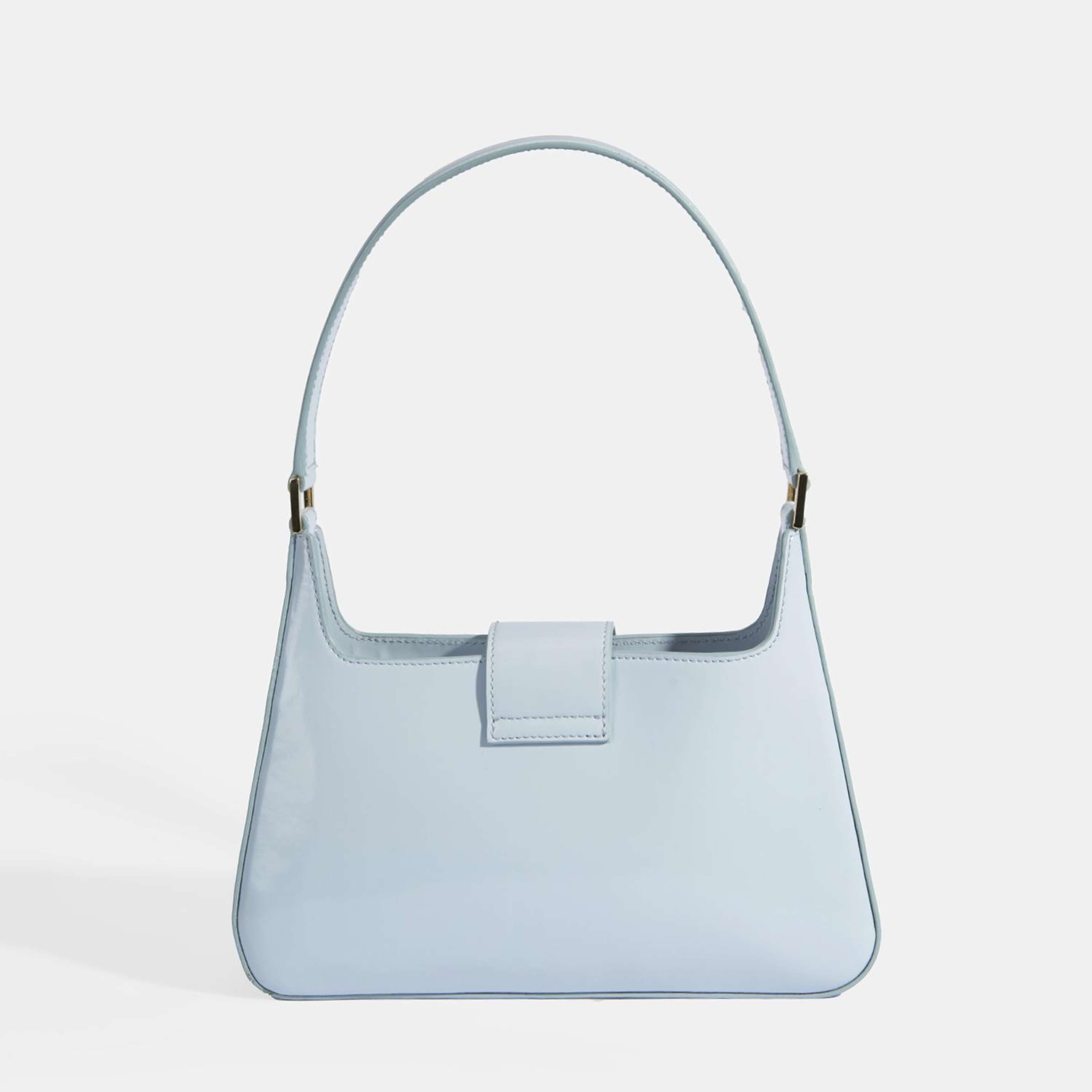 Mavi Kadın Deri Omuz Çantası