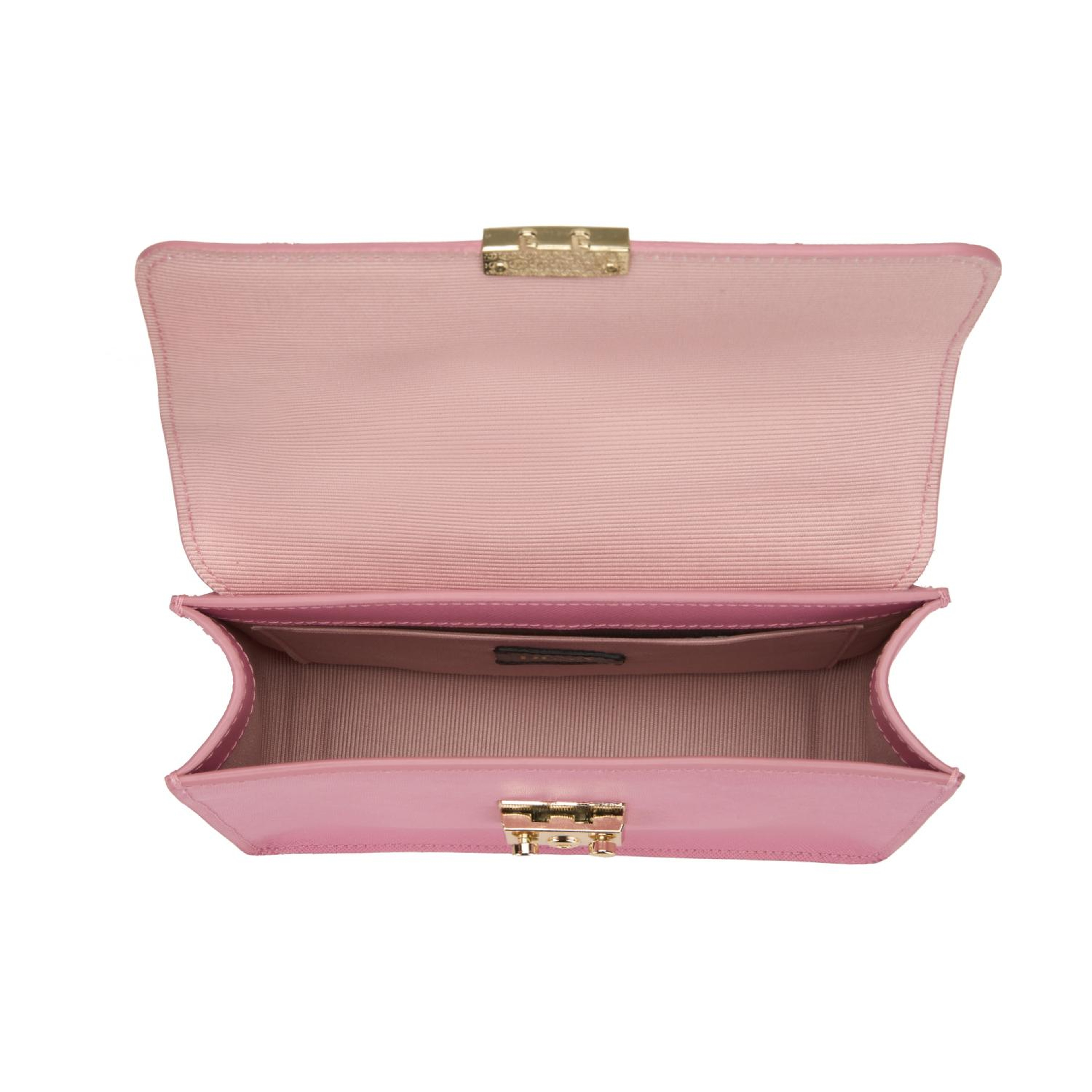 Vital Pembe Kadın Deri Omuz Çantası