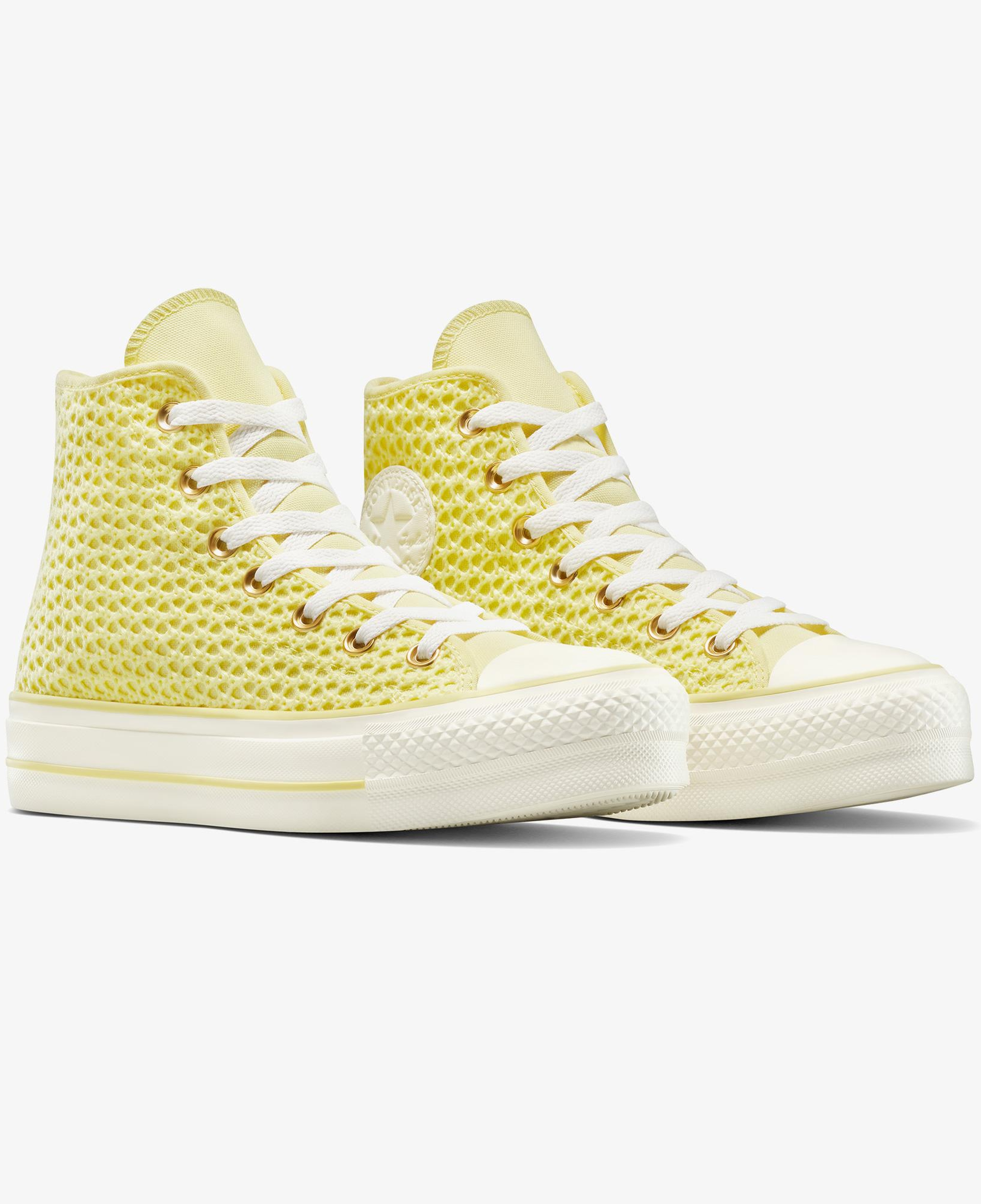 Converse Chuck Taylor All Star Knit Kadın Sarı Sneaker