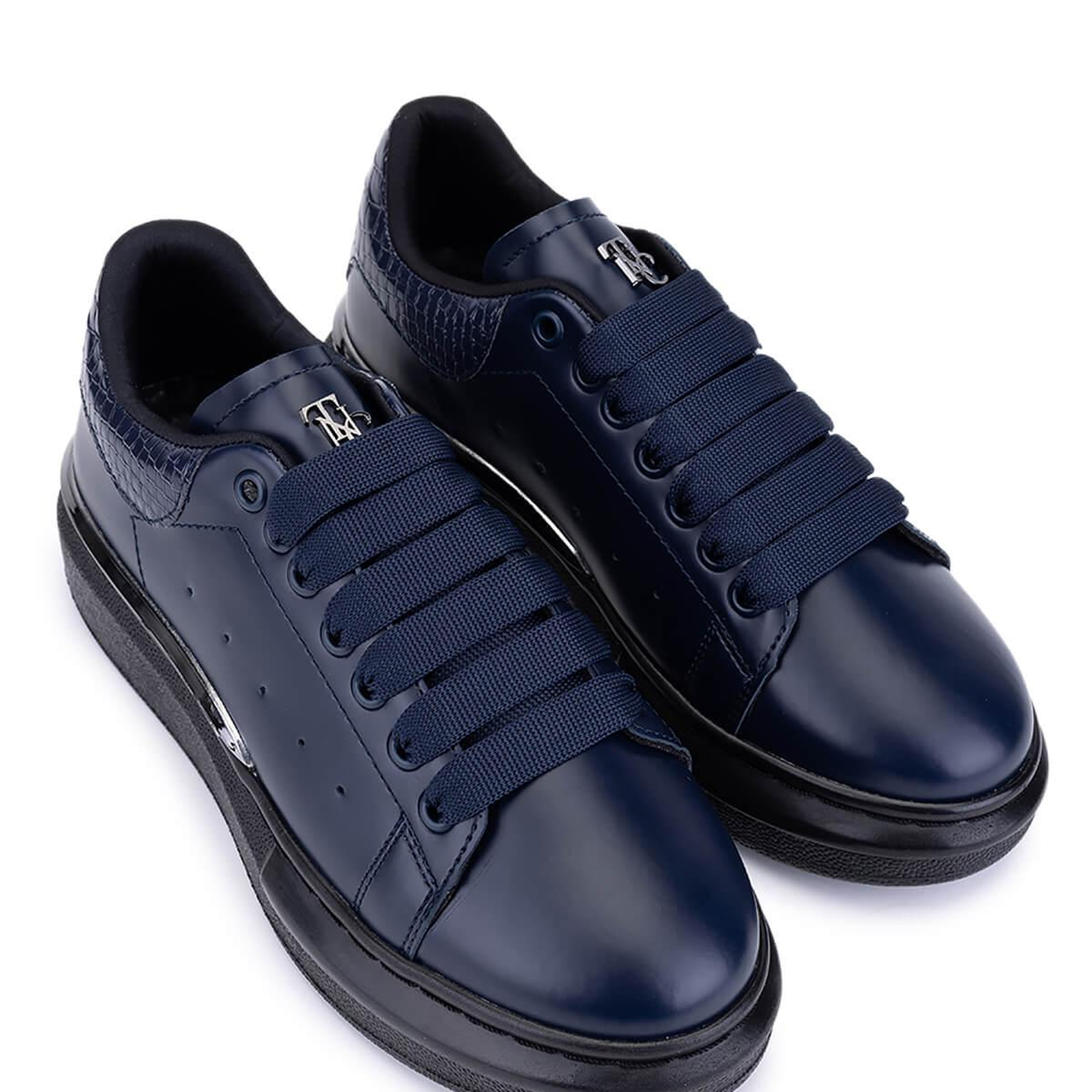 Tamer Tanca Kadın Suni Deri Lacivert Sneakers & Spor Ayakkabı