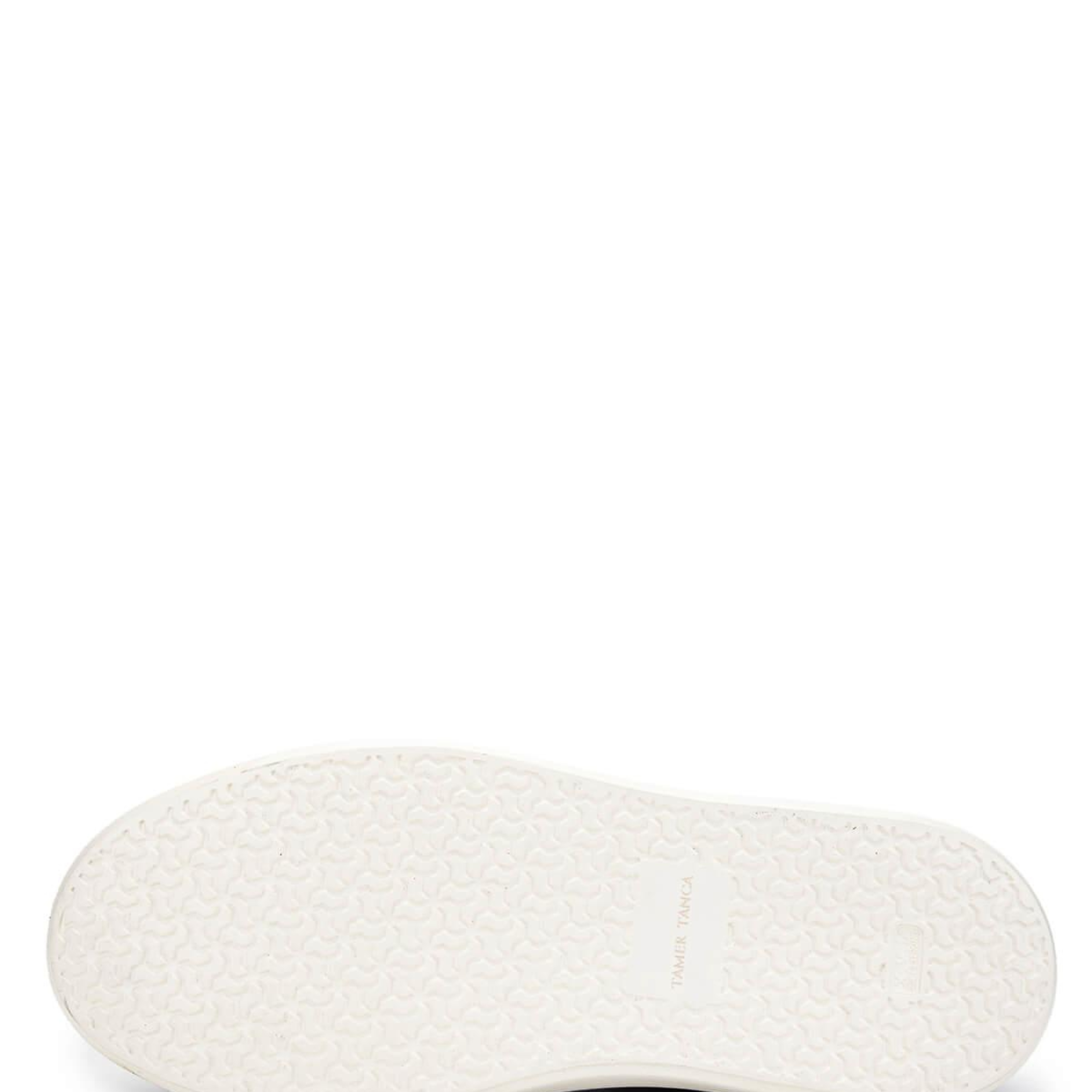 Tamer Tanca Erkek Hakiki Deri Siyah Floter Sneakers & Spor Ayakkabı