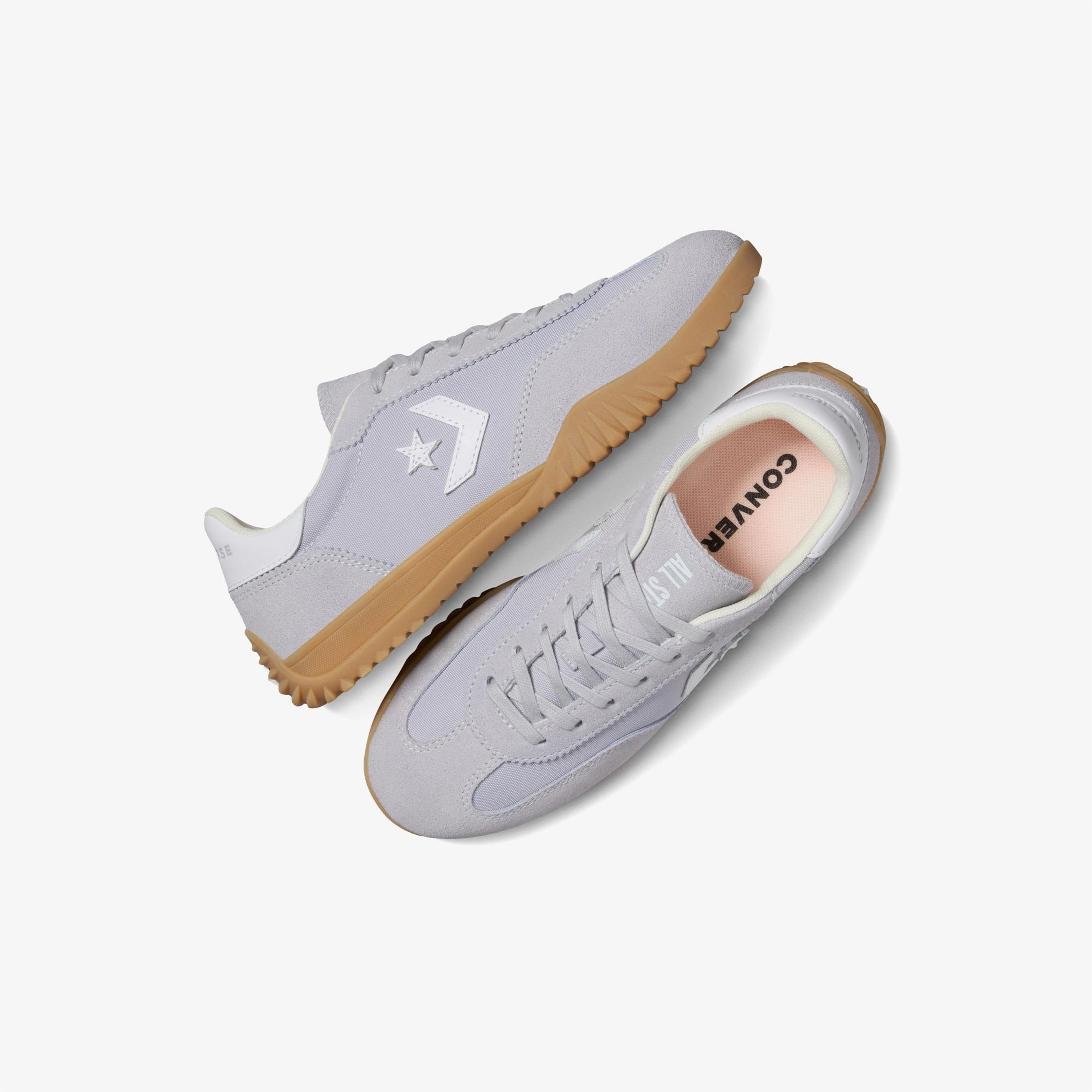 Converse Run Star Trainer Unisex Gri Süet Sneaker