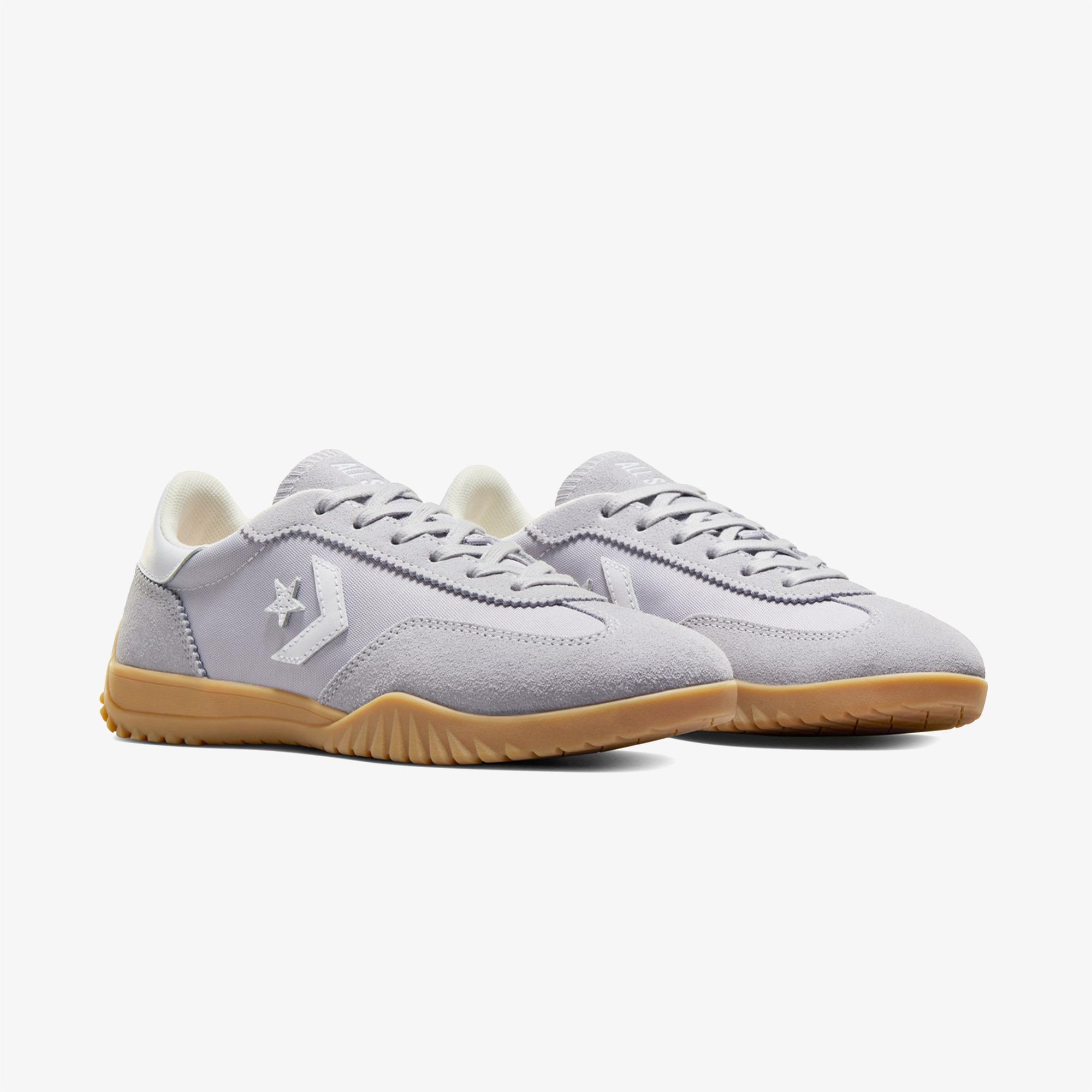 Converse Gri Converse Run Star Trainer Unisex Süet Sneaker