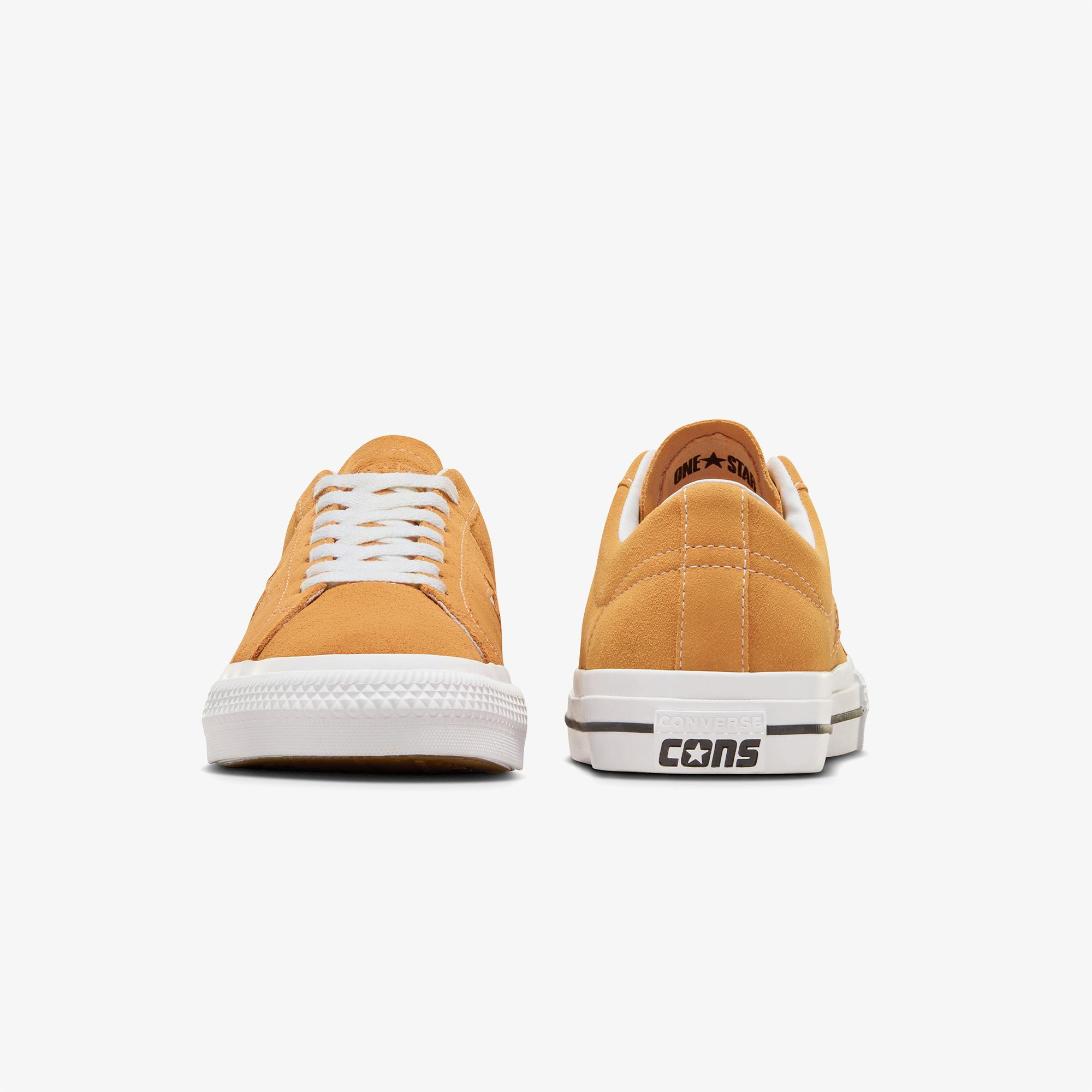 Converse One Star Pro Unisex Sarı Süet Sneaker
