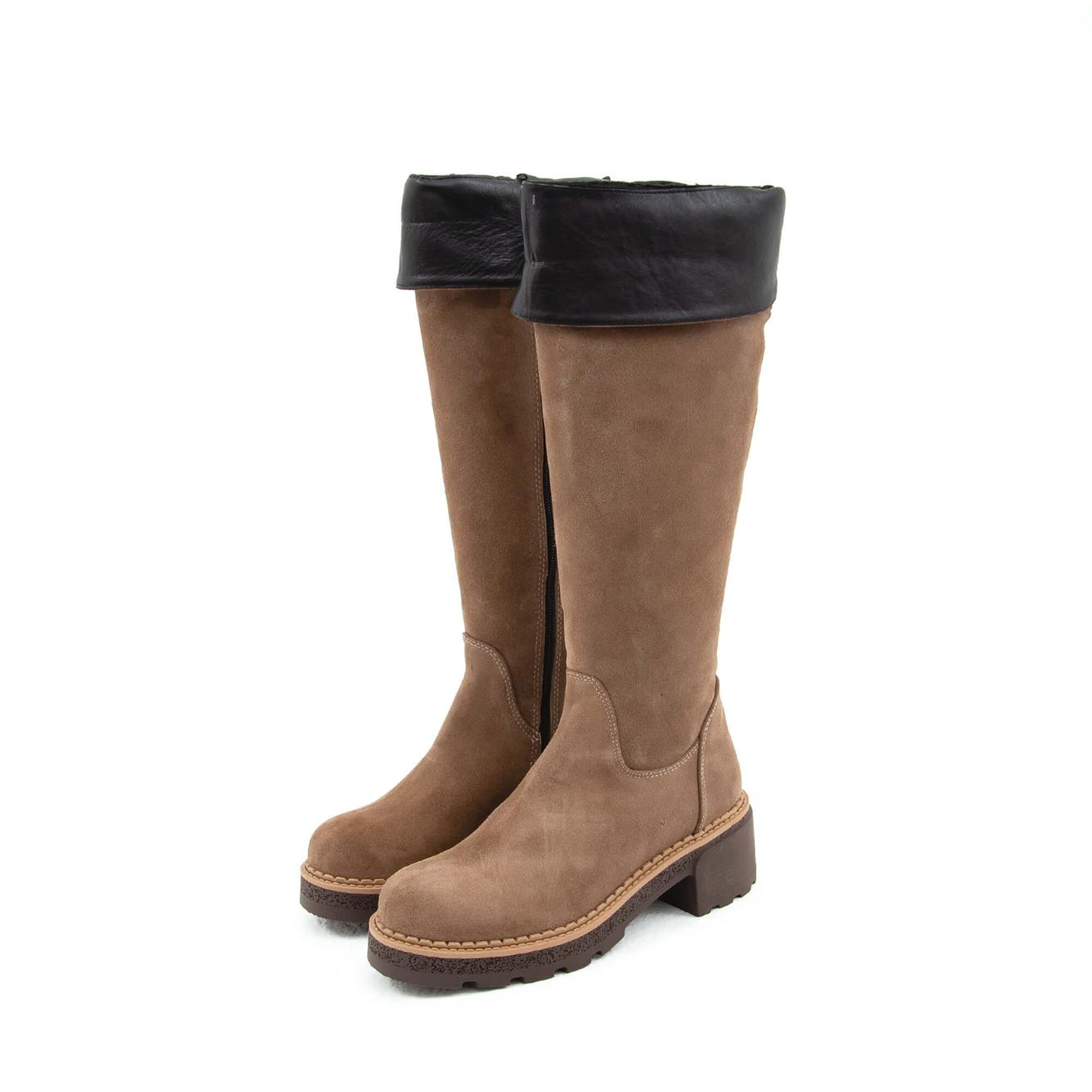 Tamer Tanca Kadın Hakiki Deri Kahverengi Casual Çizme