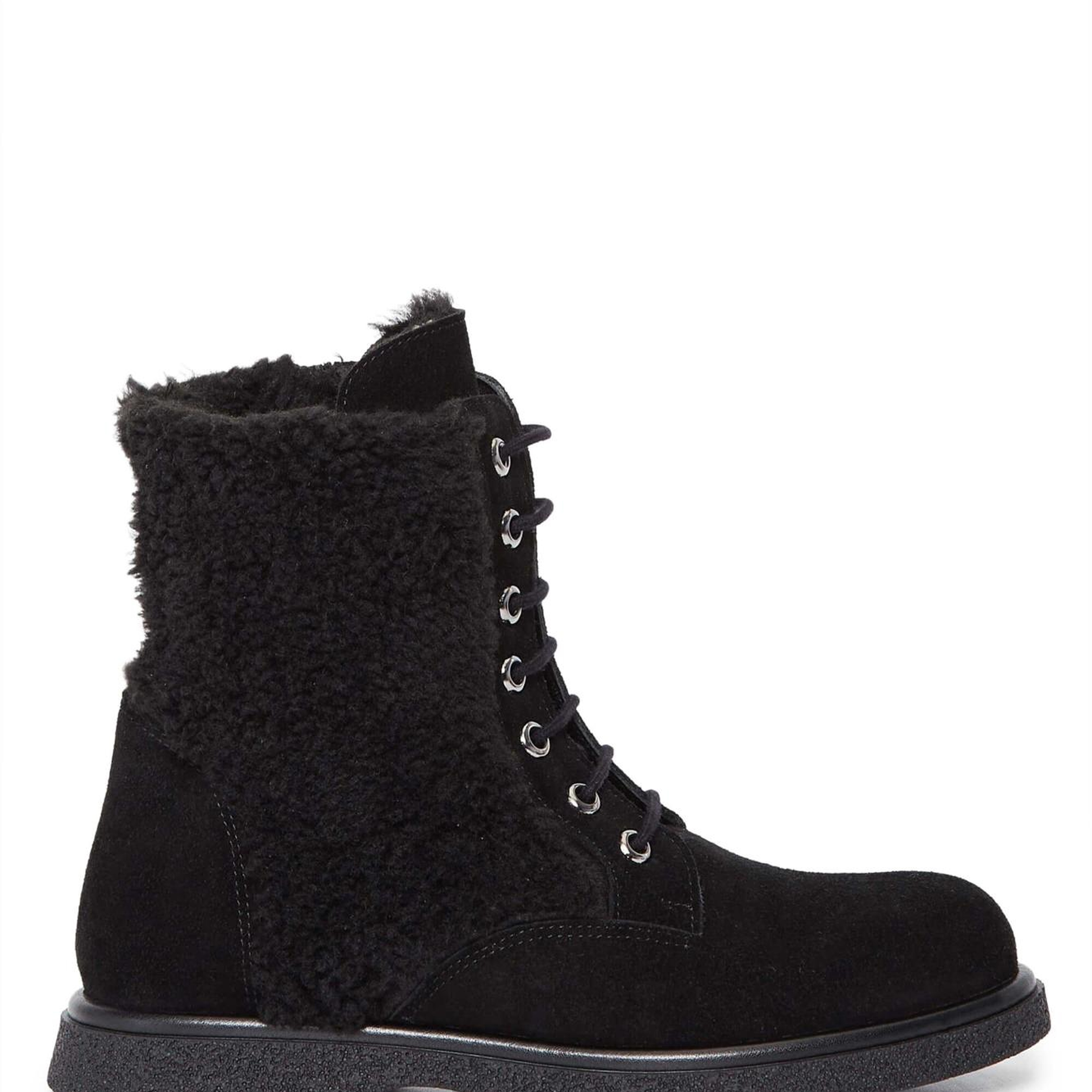 Tamer Tanca Kadın Hakiki Deri Siyah Süet Casual Bot