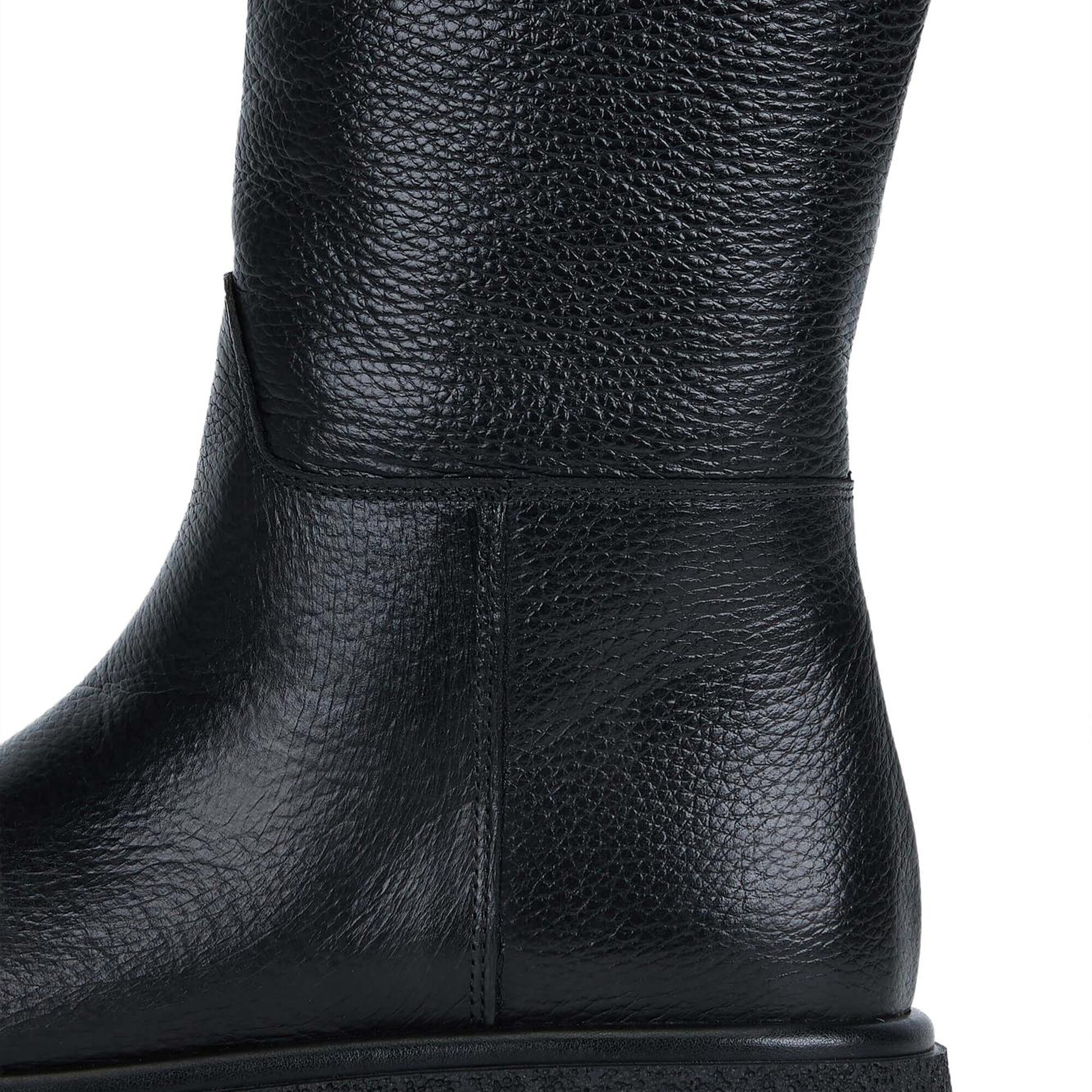 Tamer Tanca Kadın Hakiki Deri Siyah Casual Çizme