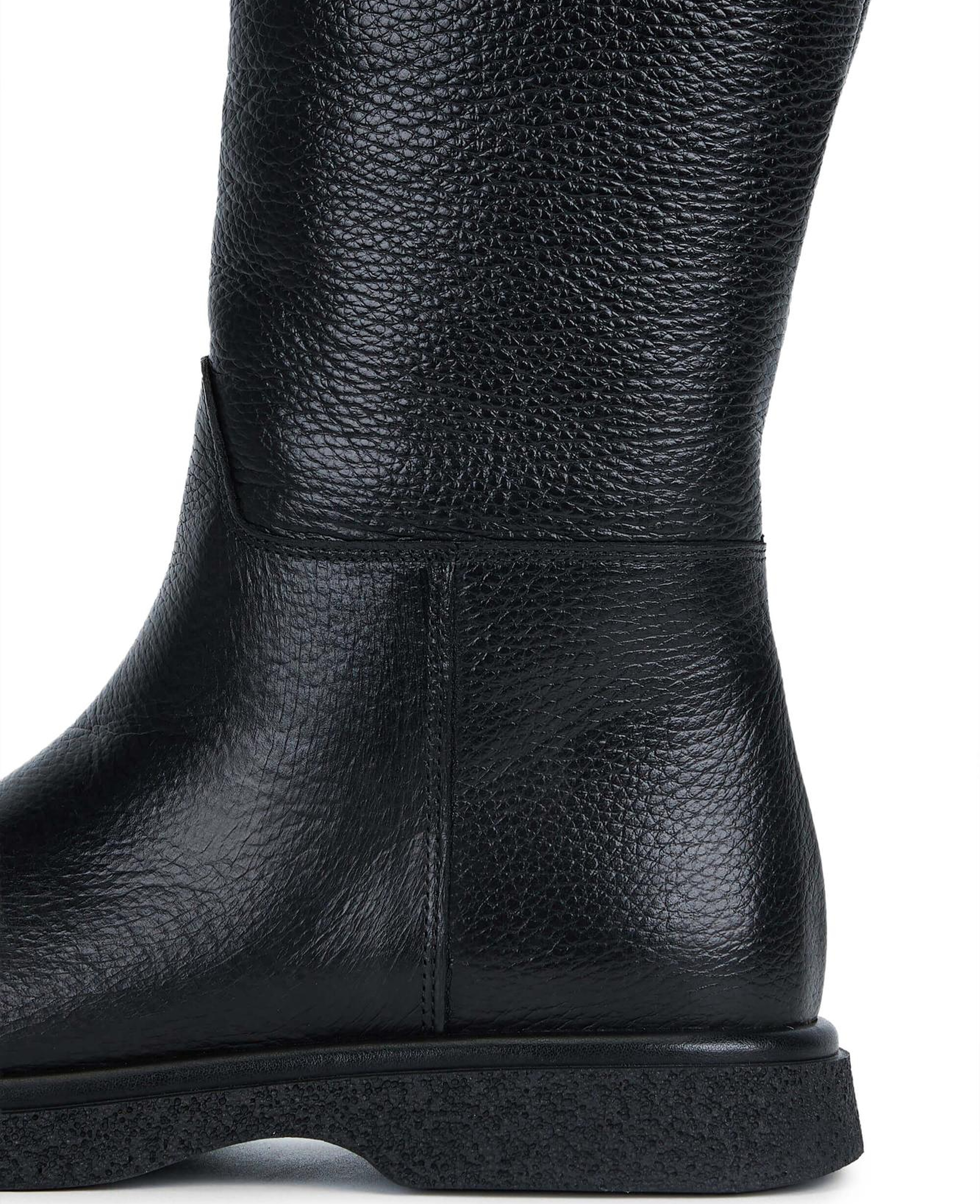 Tamer Tanca Kadın Hakiki Deri Siyah Casual Çizme