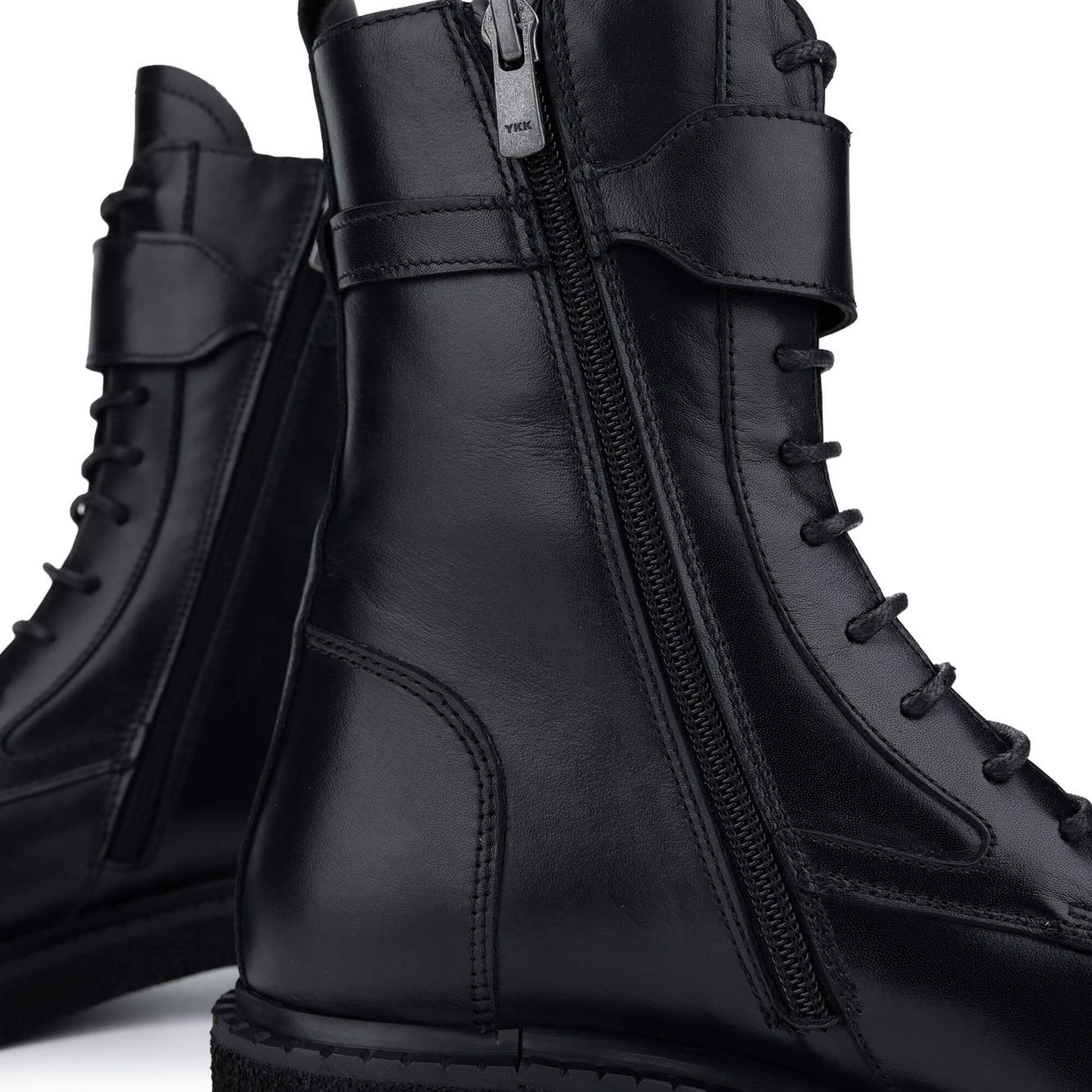 Tamer Tanca Kadın Hakiki Deri Siyah Deri Casual Bot