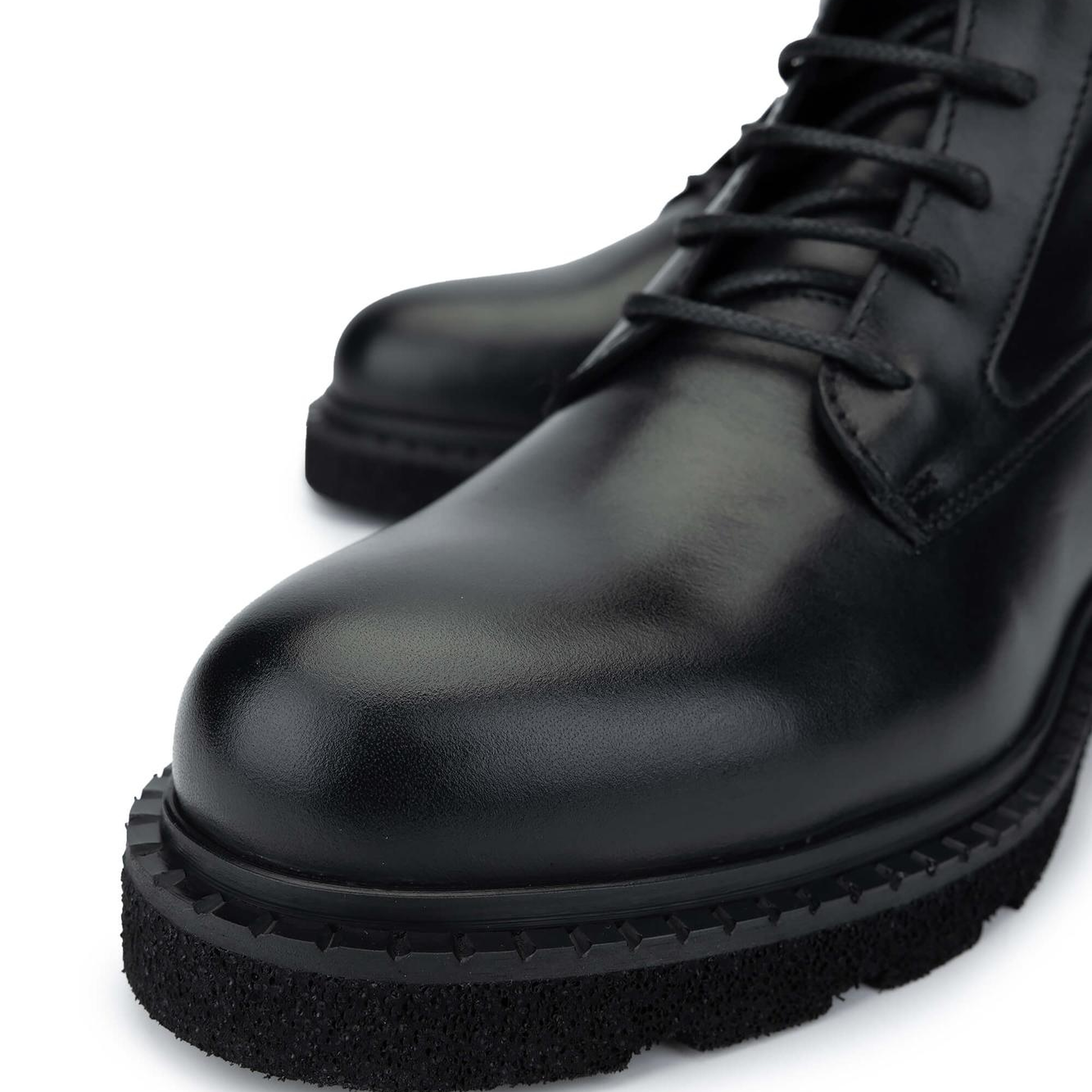 Tamer Tanca Kadın Hakiki Deri Siyah Deri Casual Bot