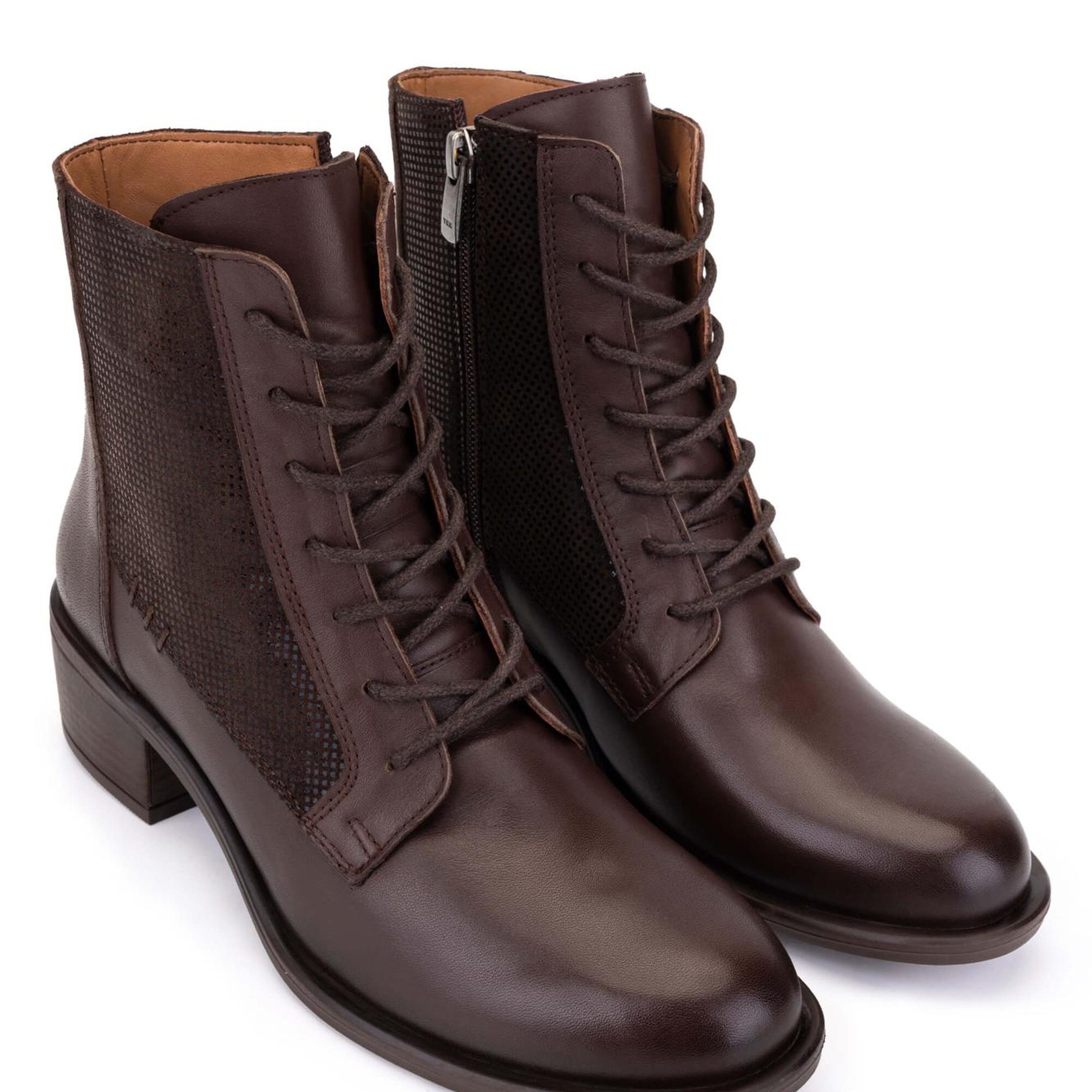 Tamer Tanca Kadın Hakiki Deri Kahverengi Topuklu Bot