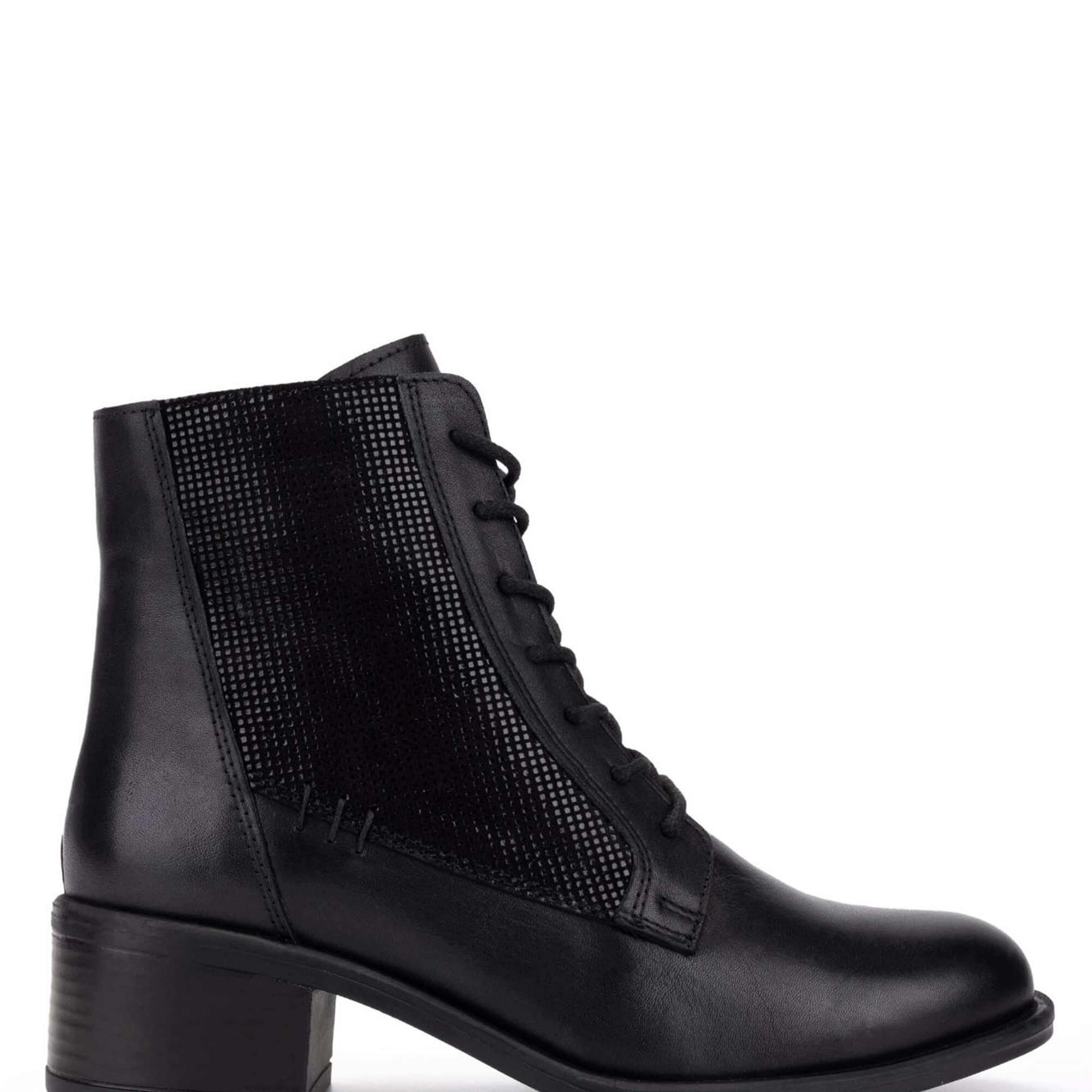 Tamer Tanca Kadın Hakiki Deri Siyah Topuklu Bot