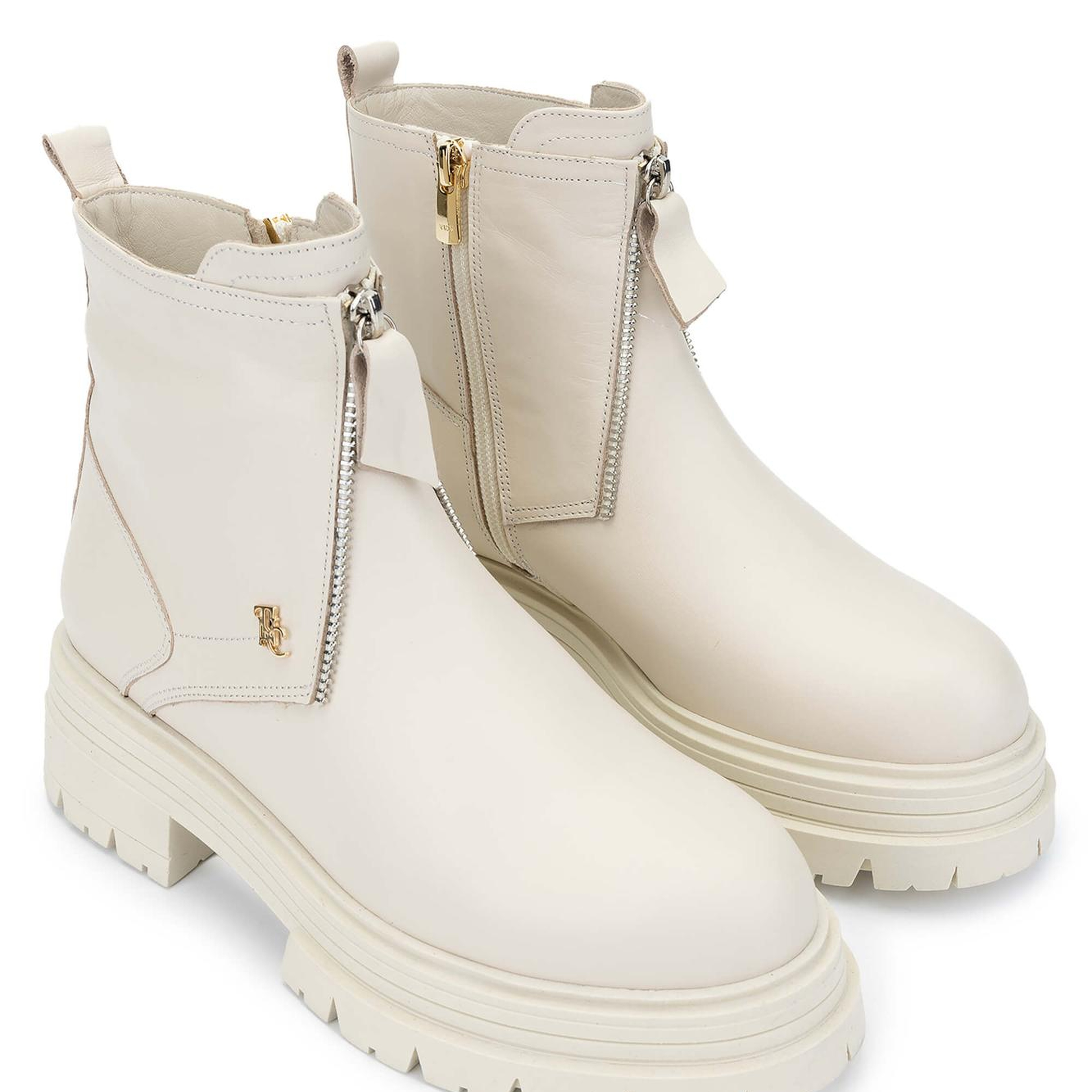 Tamer Tanca Kadın Hakiki Deri Bej Casual Bot