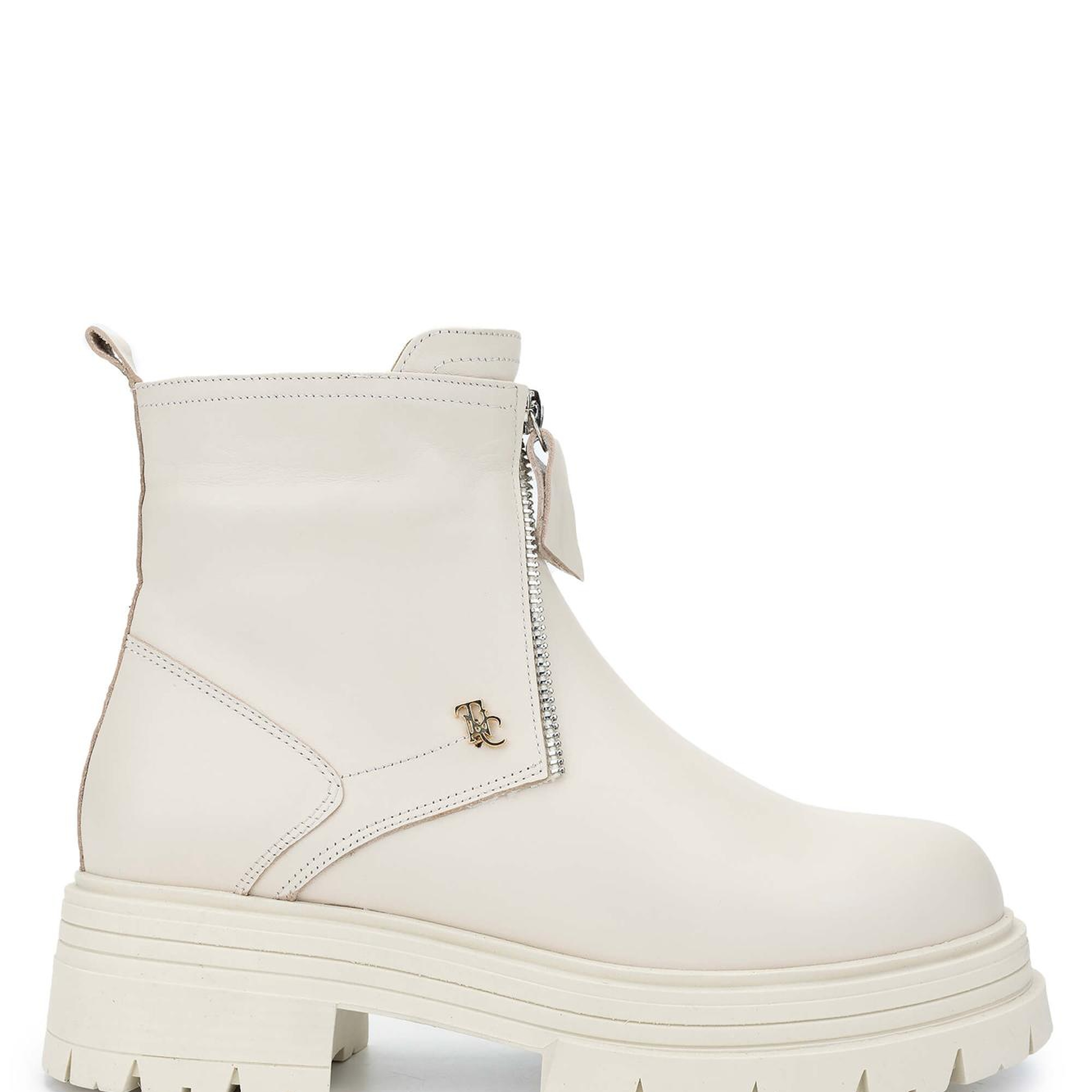 Tamer Tanca Kadın Hakiki Deri Bej Casual Bot