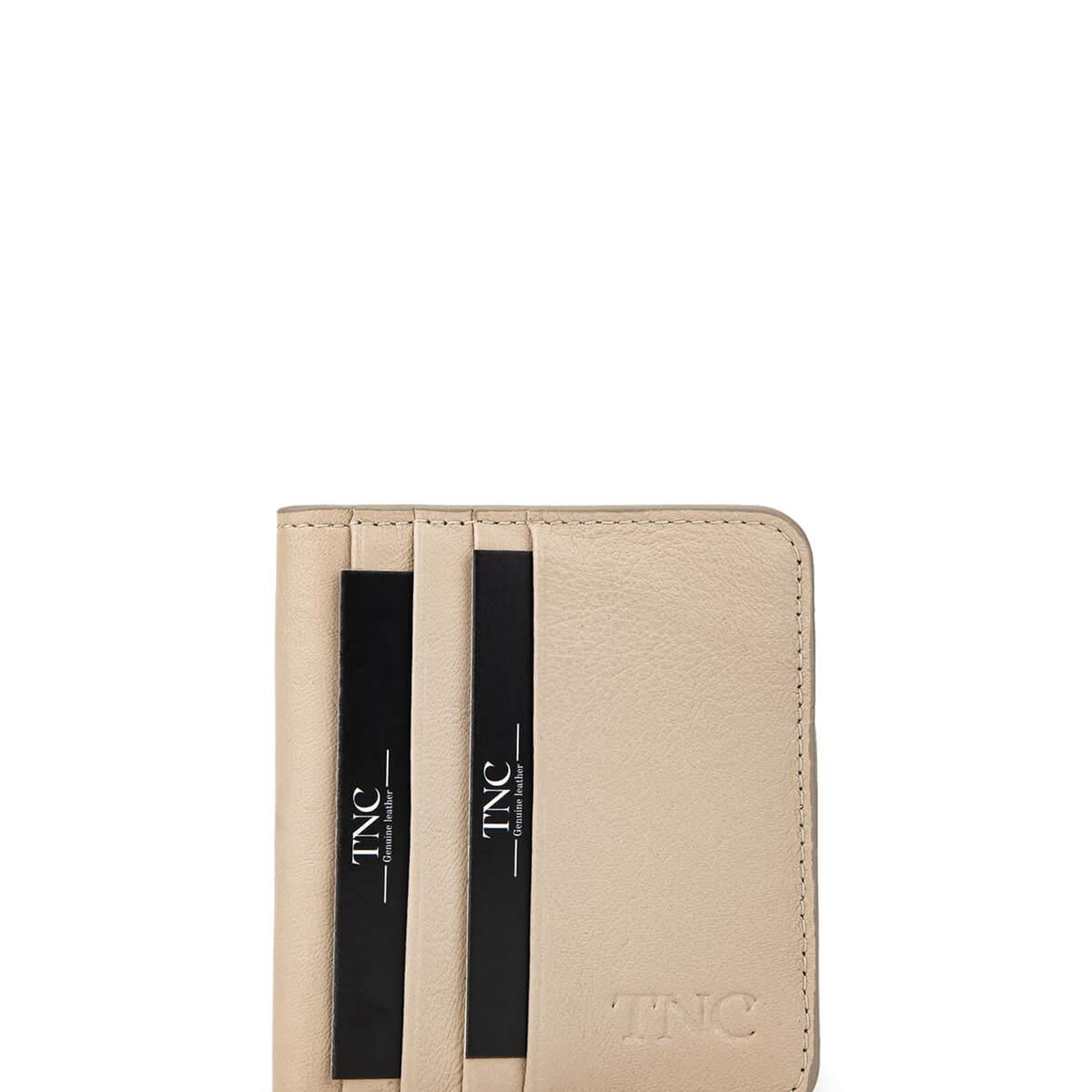 Tamer Tanca Unisex Hakiki Deri Bej Kartlık