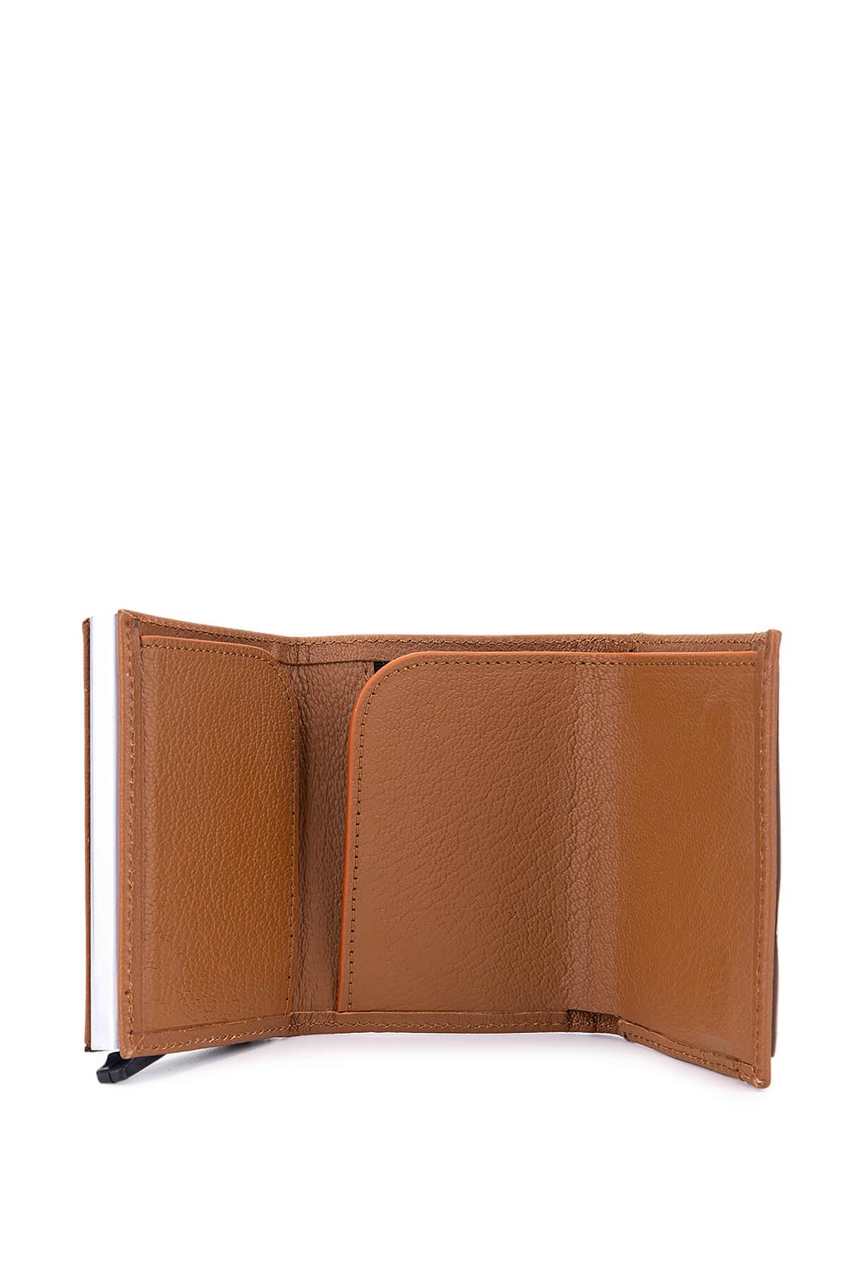 Tamer Tanca Erkek Hakiki Deri Taba Kartlık