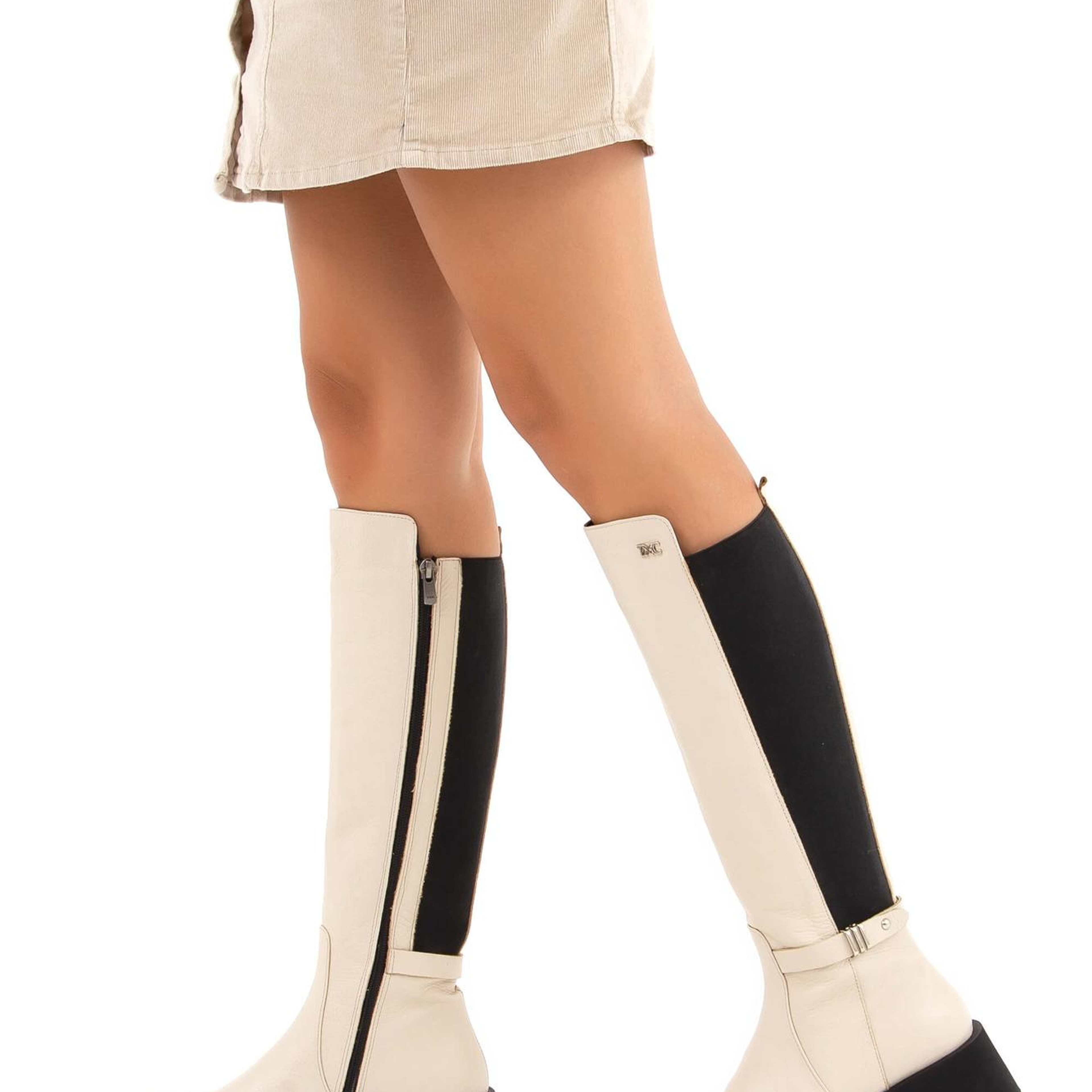 Tamer Tanca Kadın Hakiki Deri Bej Casual Çizme