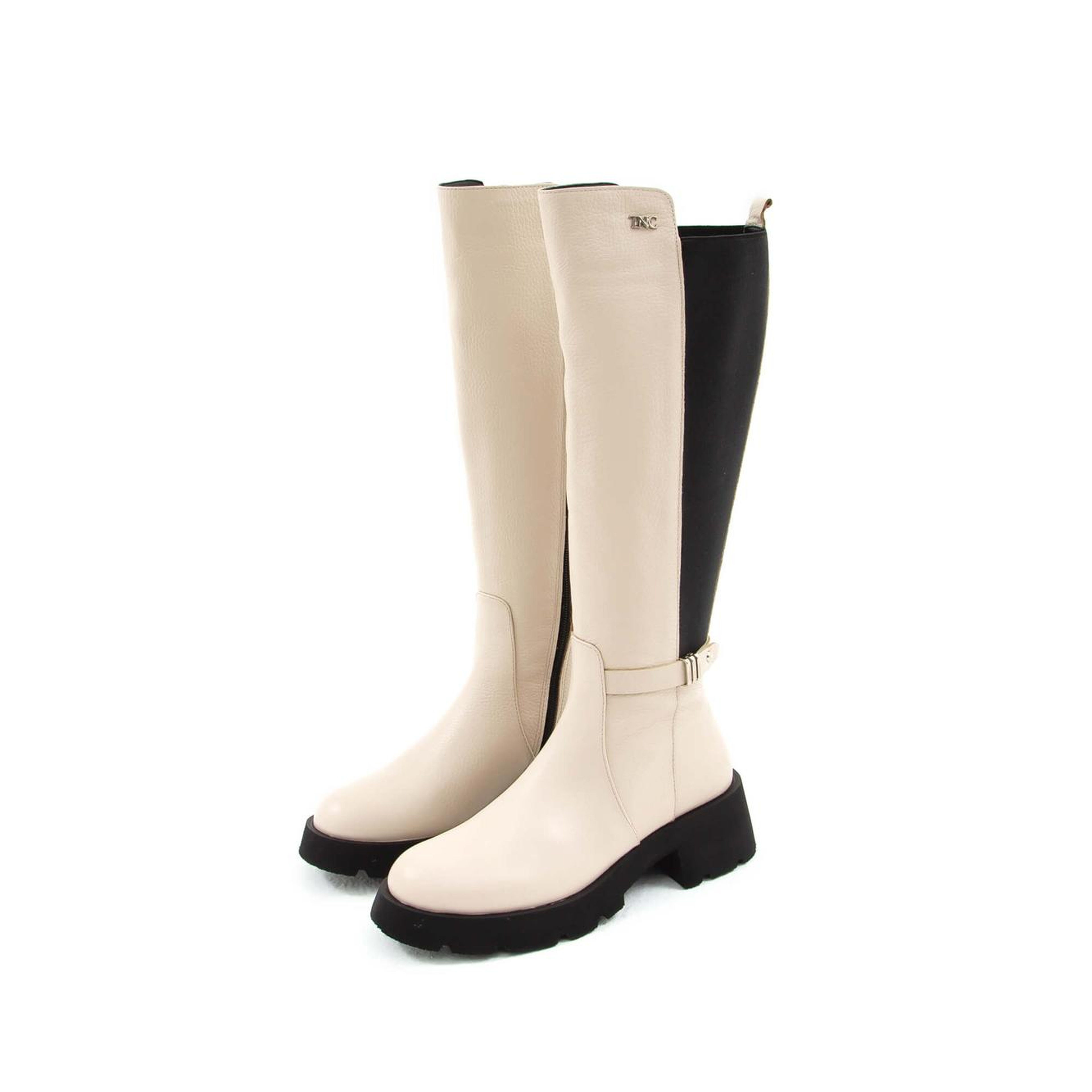 Tamer Tanca Kadın Hakiki Deri Bej Casual Çizme