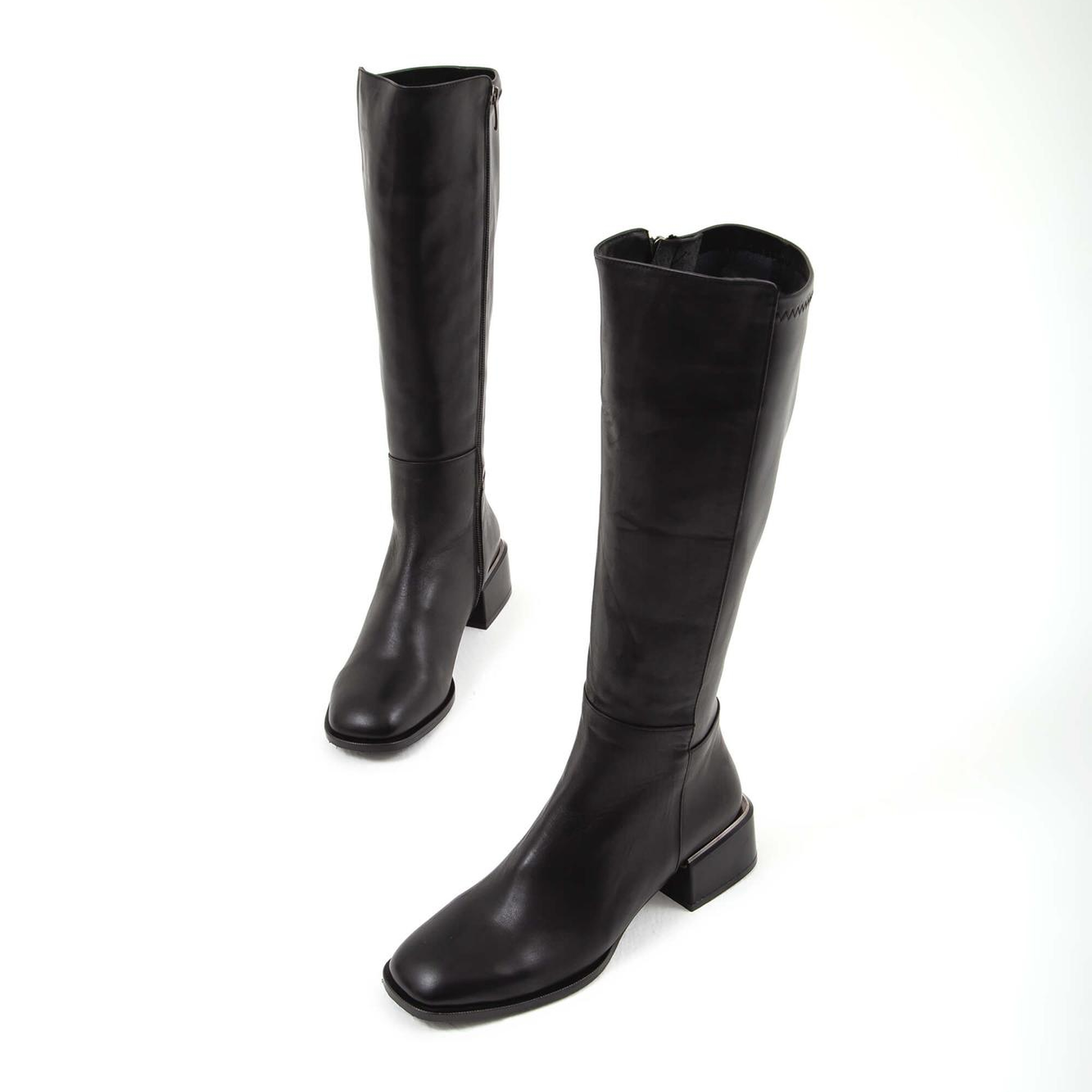 Tamer Tanca Kadın Hakiki Deri Siyah Casual Çizme