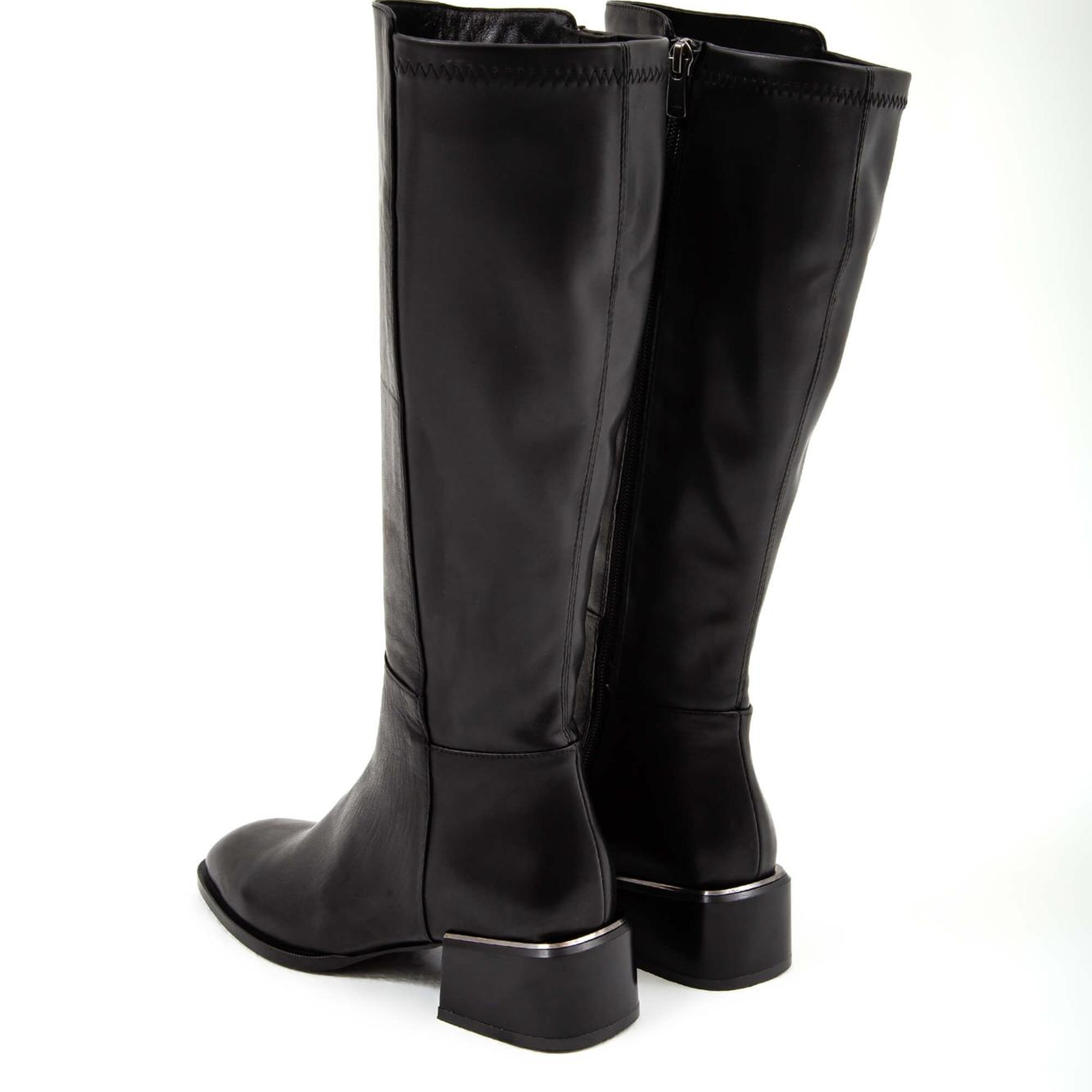 Tamer Tanca Kadın Hakiki Deri Siyah Casual Çizme