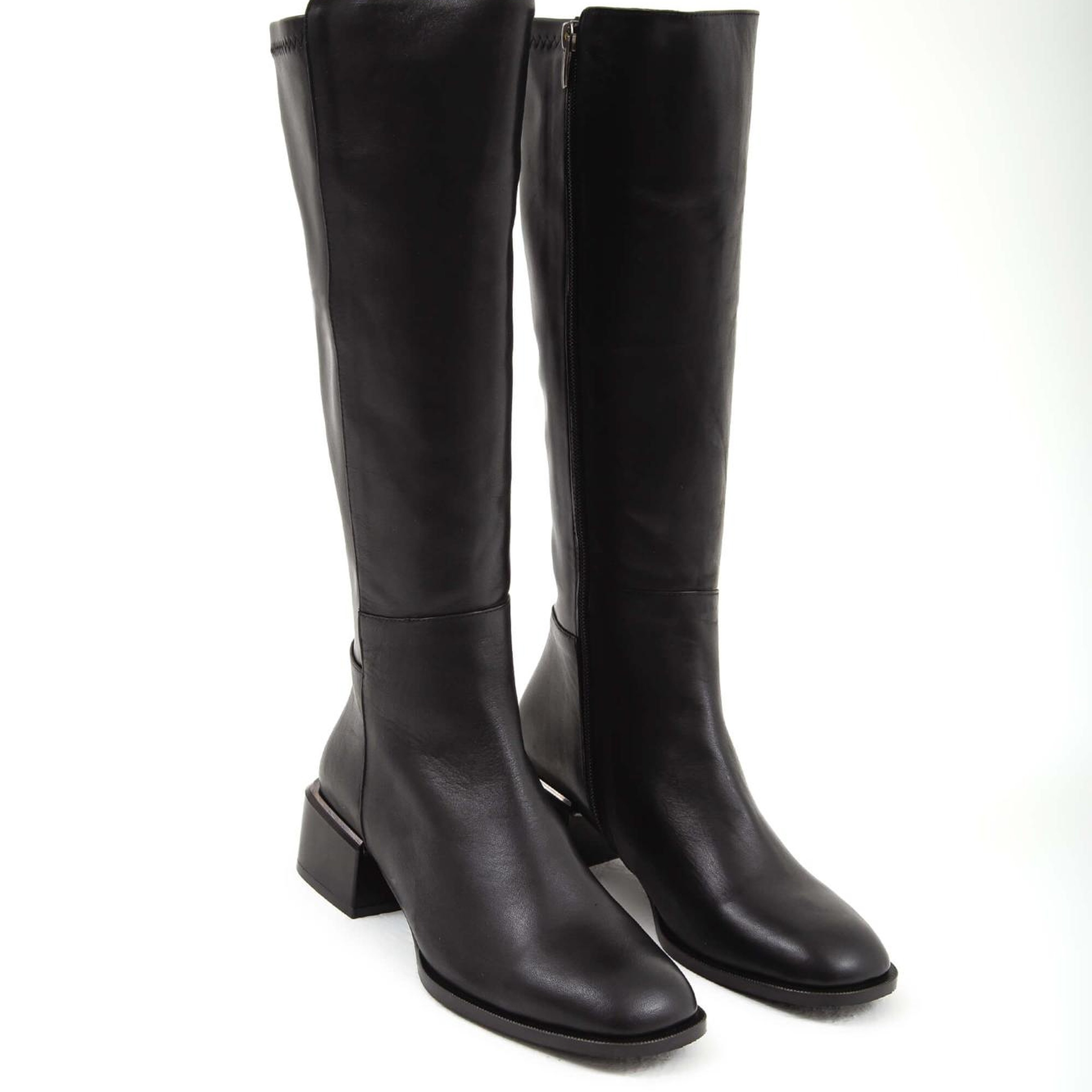 Tamer Tanca Kadın Hakiki Deri Siyah Casual Çizme