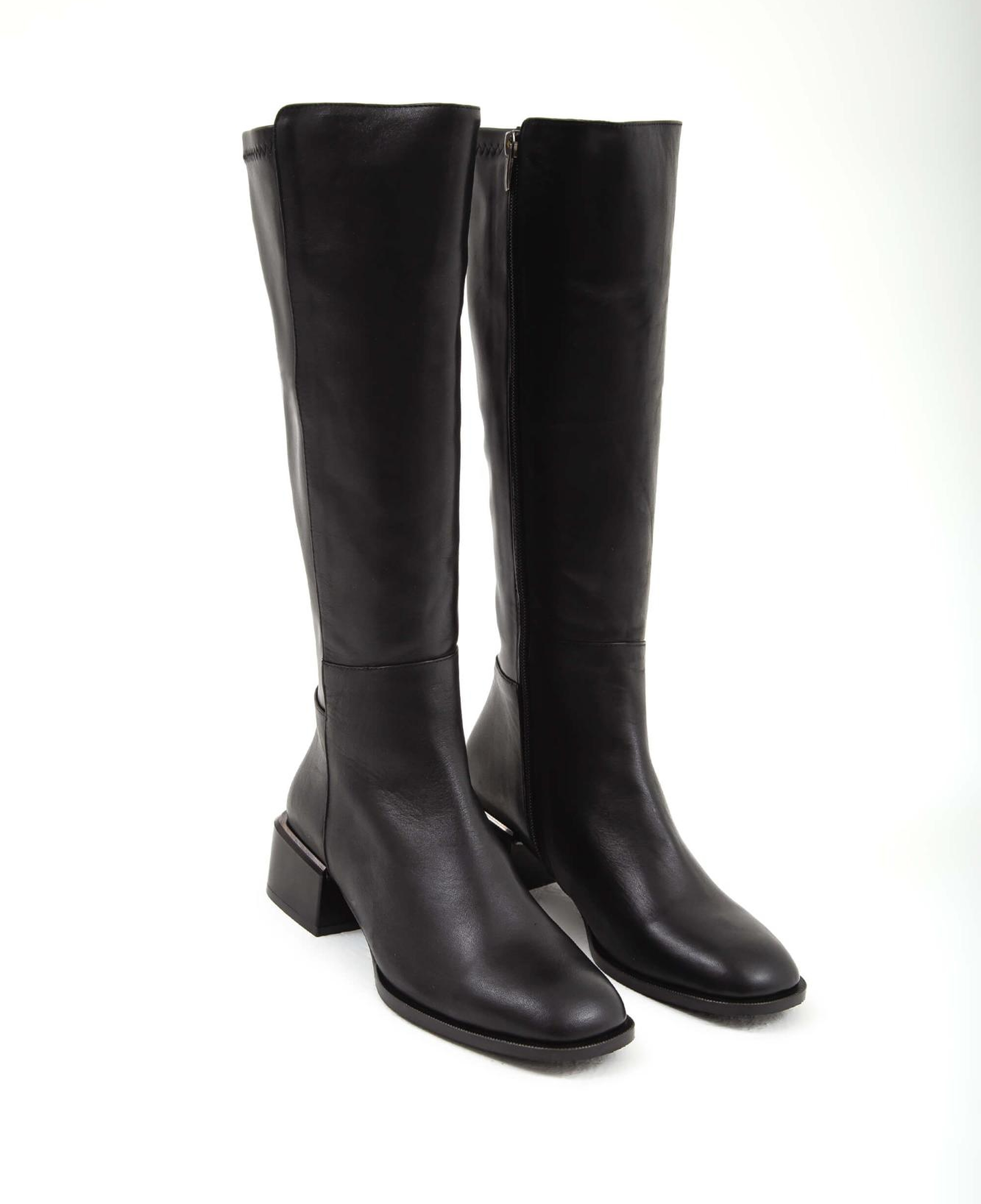 Tamer Tanca Kadın Hakiki Deri Siyah Casual Çizme