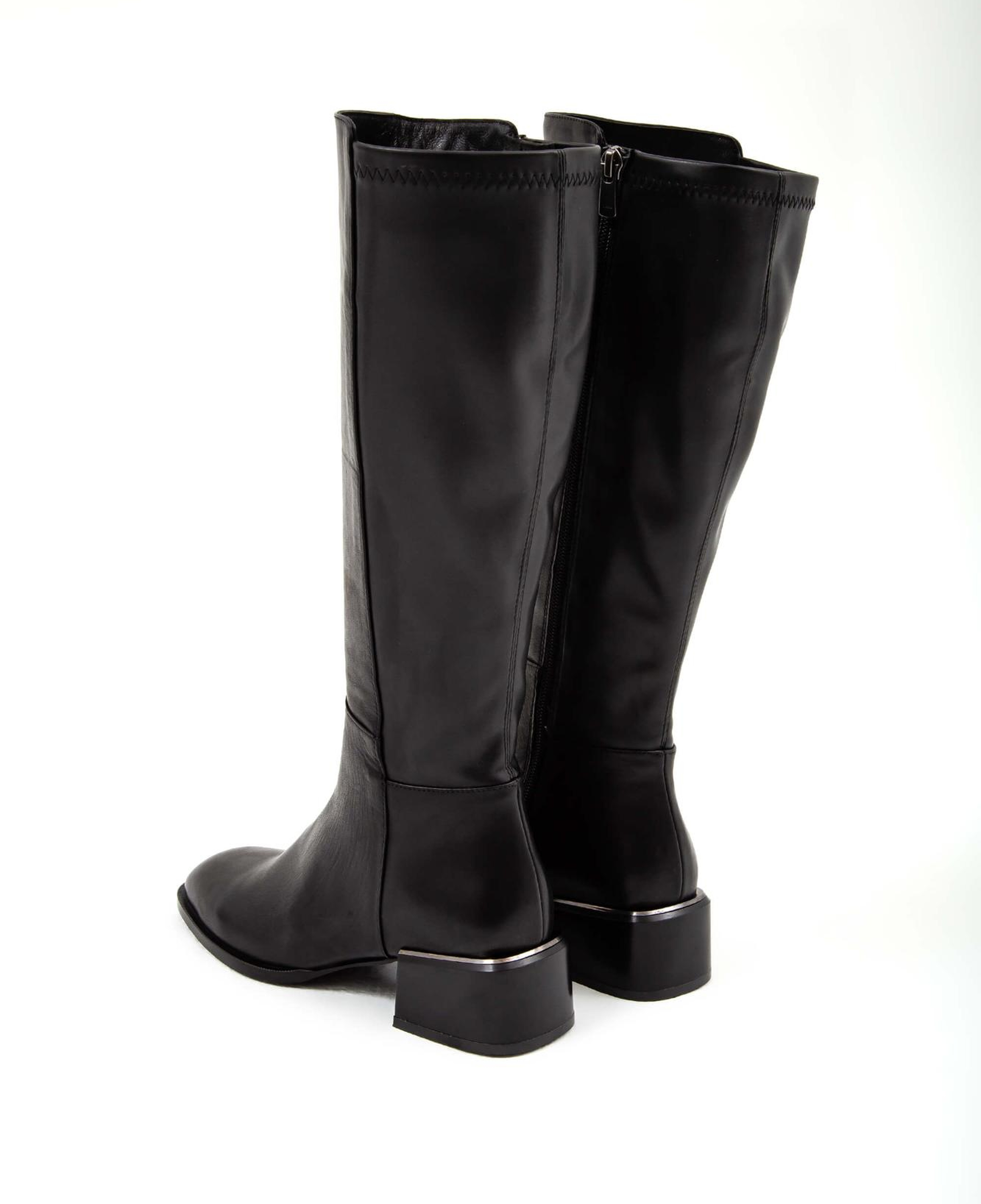 Tamer Tanca Kadın Hakiki Deri Siyah Casual Çizme