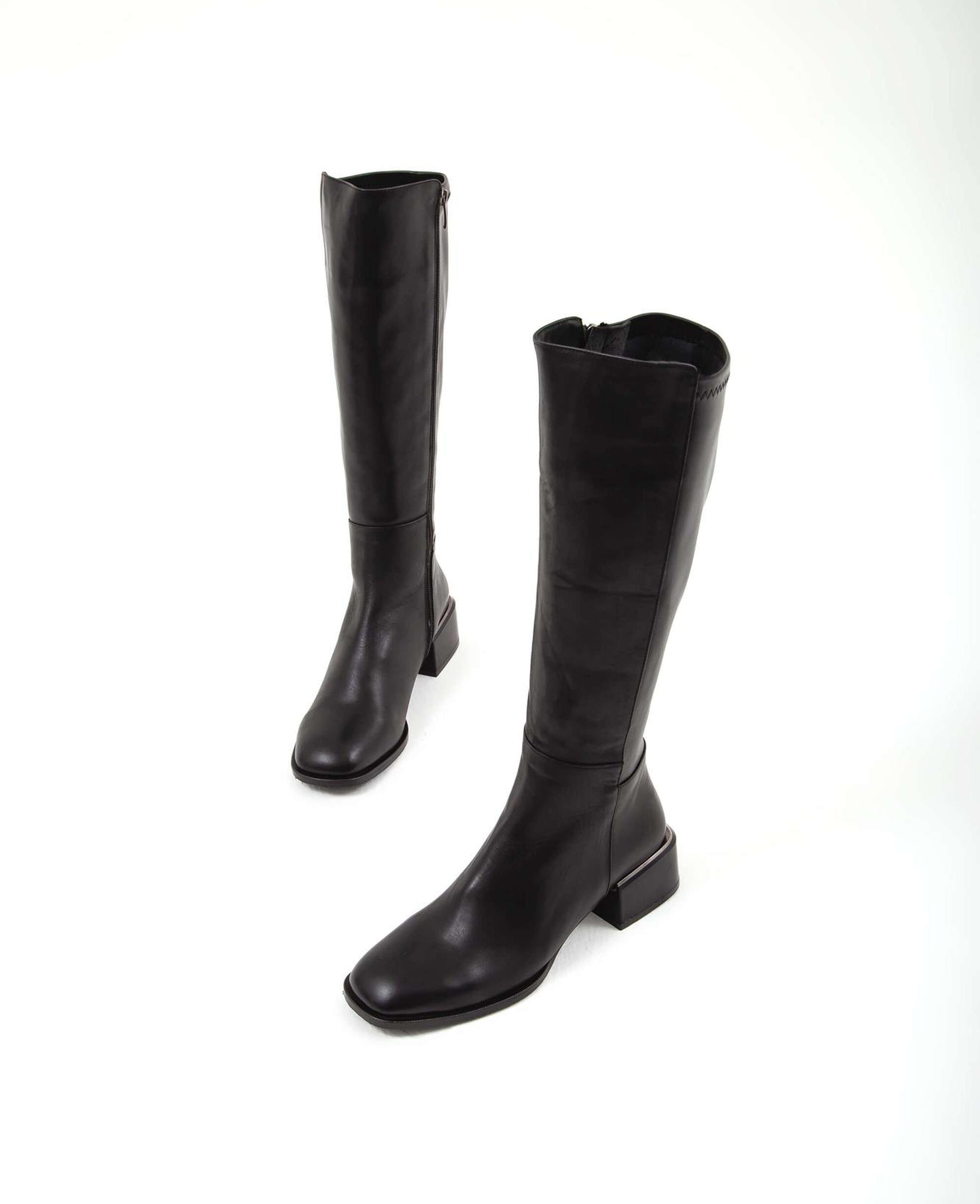 Tamer Tanca Kadın Hakiki Deri Siyah Casual Çizme